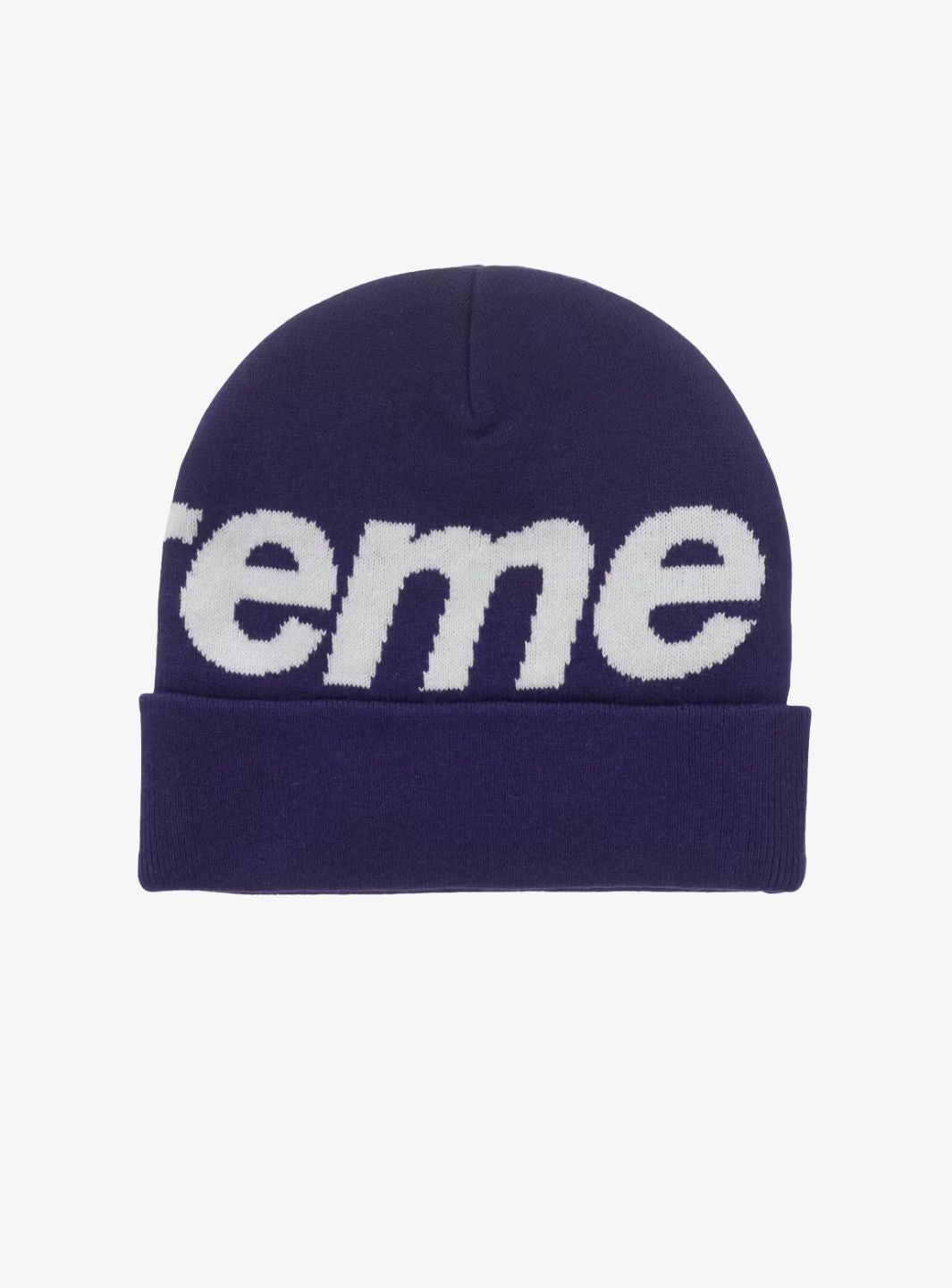 Supreme Big Logo Beanie (FW25) Purple
