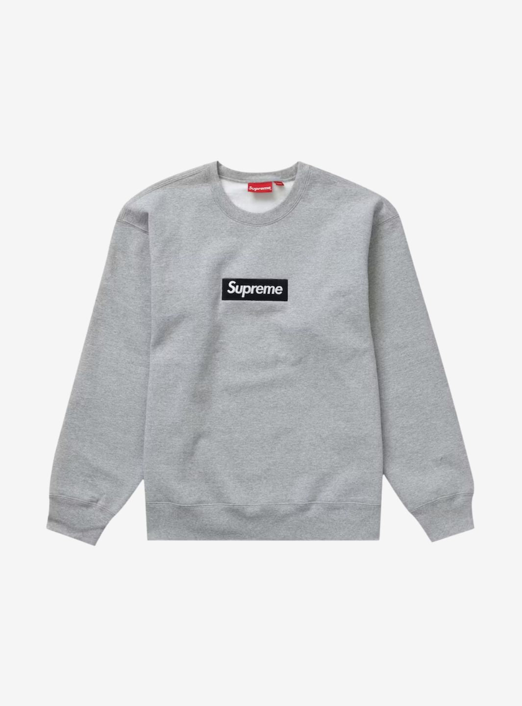 Supreme Box Logo Crewneck Heather Grey (FW22) | ResellZone