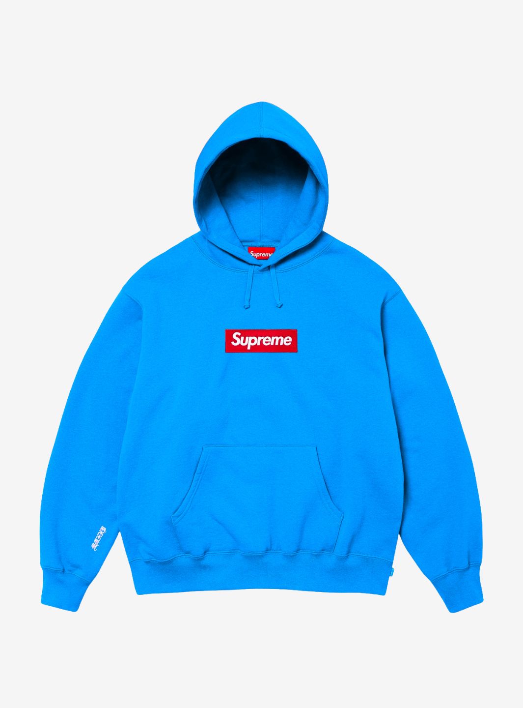Supreme Box Logo Hooded Sweatshirt Cyan (FW25) | ResellZone