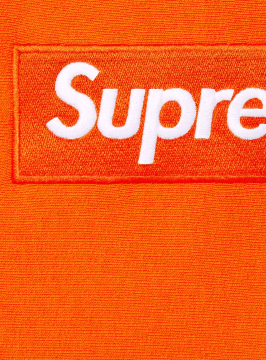 Supreme Box Logo Hooded Sweatshirt Dark Orange (FW24) | ResellZone