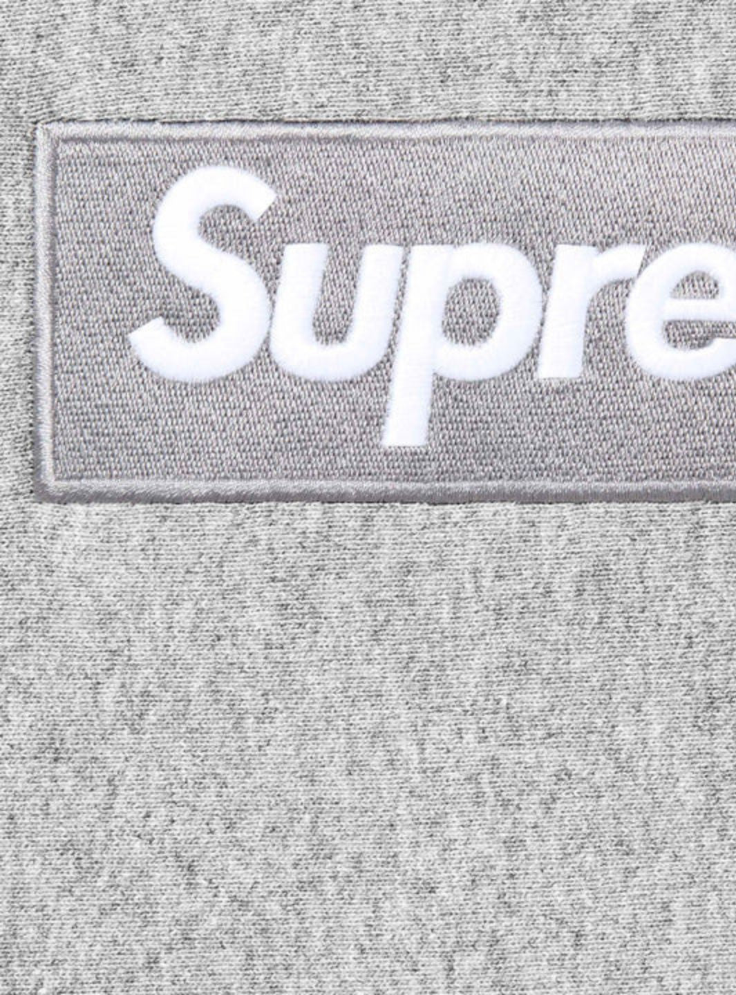 Supreme Box Logo Hooded Sweatshirt Heather Grey (FW24) | ResellZone