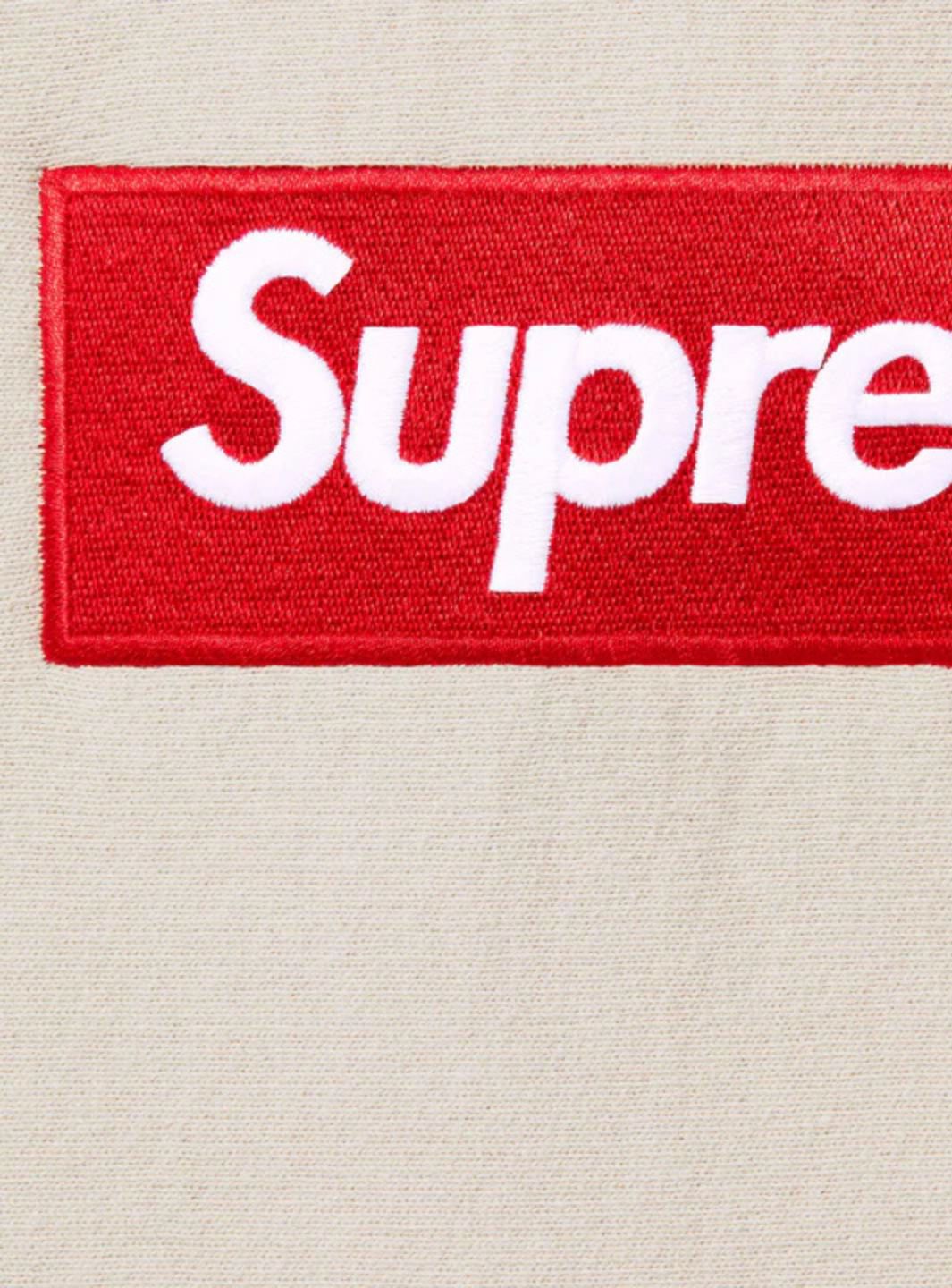 Supreme Box Logo Hooded Sweatshirt Stone (FW24) | ResellZone
