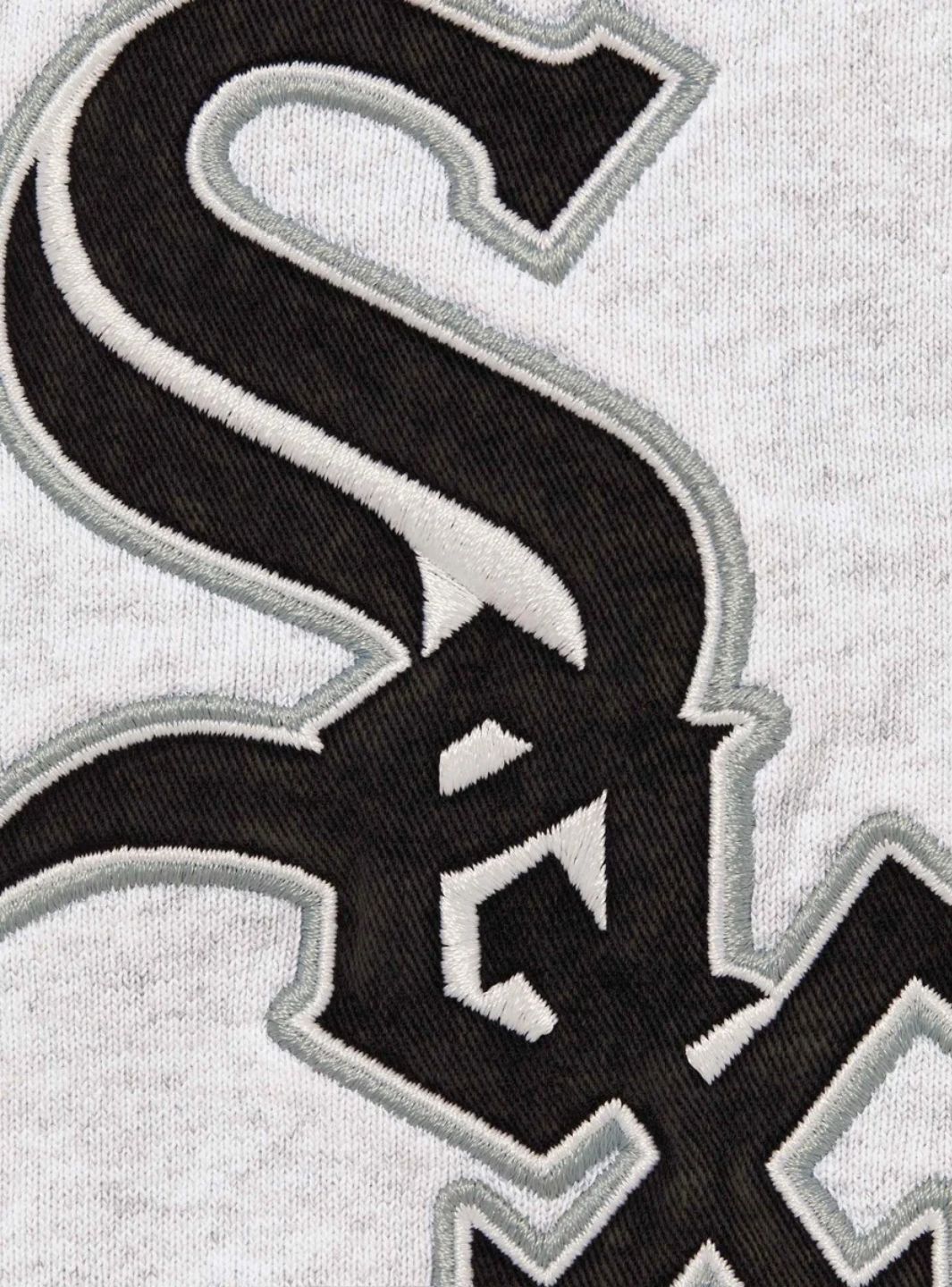 Supreme Chicago White Sox Zip Up Hooded Sweatshirt Grey | ResellZone