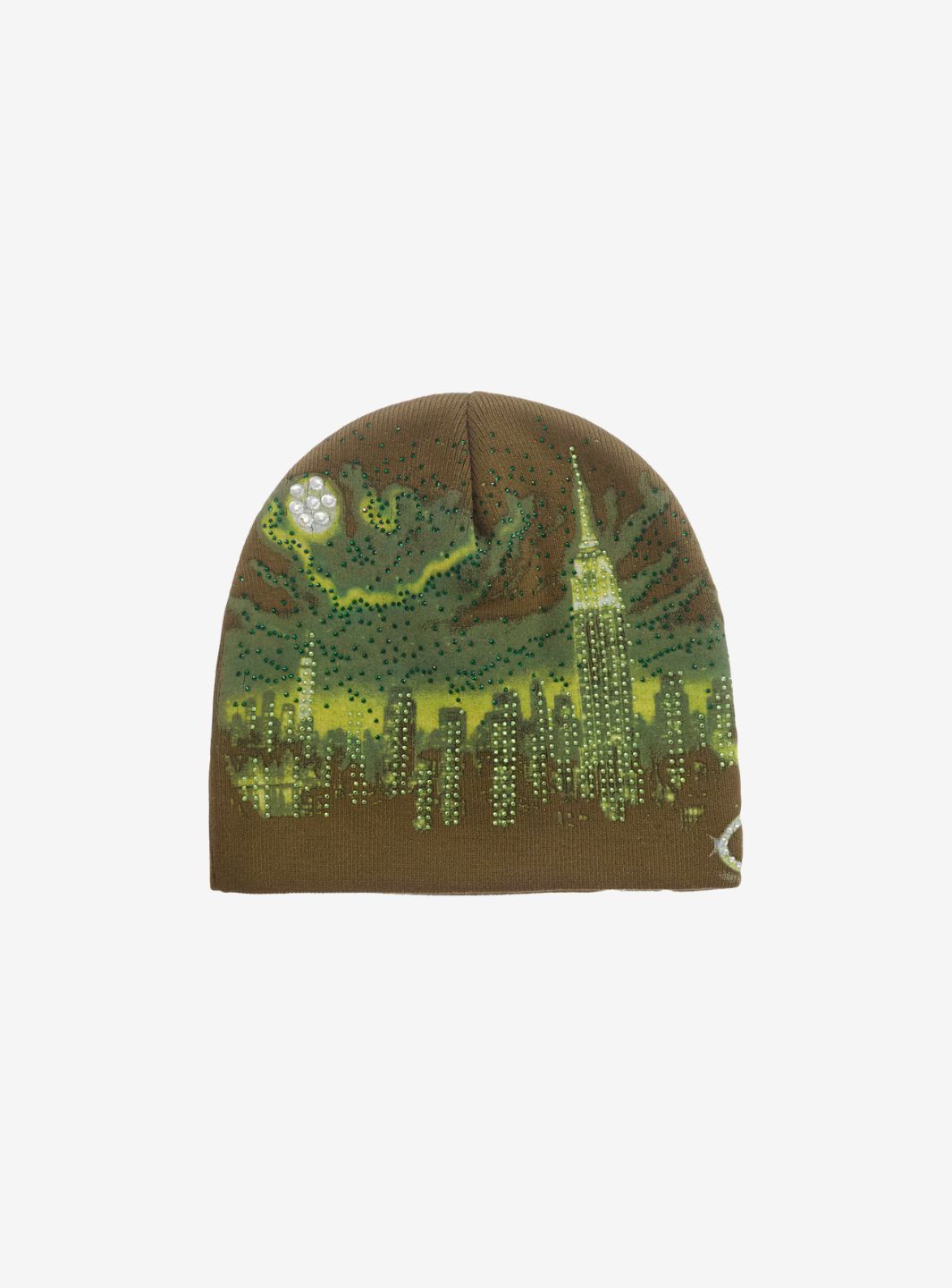 Supreme Cityscape Beanie Green | ResellZone