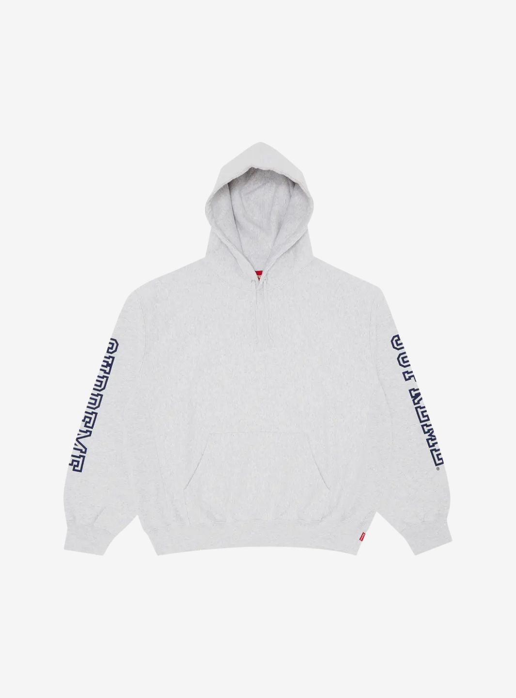 Supreme Collegiate Sleeve Hooded Sweatshirt Ash Grey | ResellZone