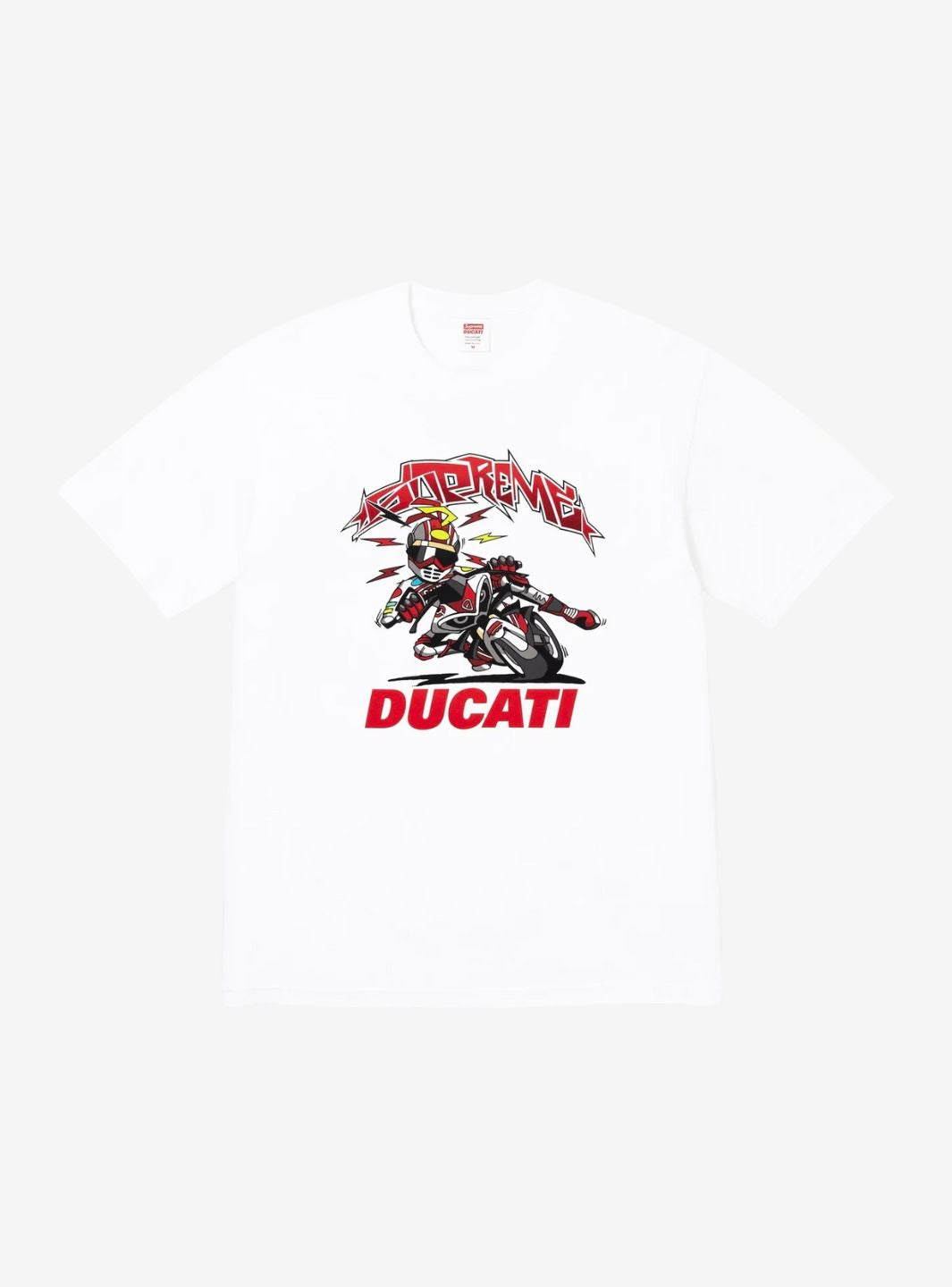 Supreme Ducati Bike T-Shirt White | ResellZone