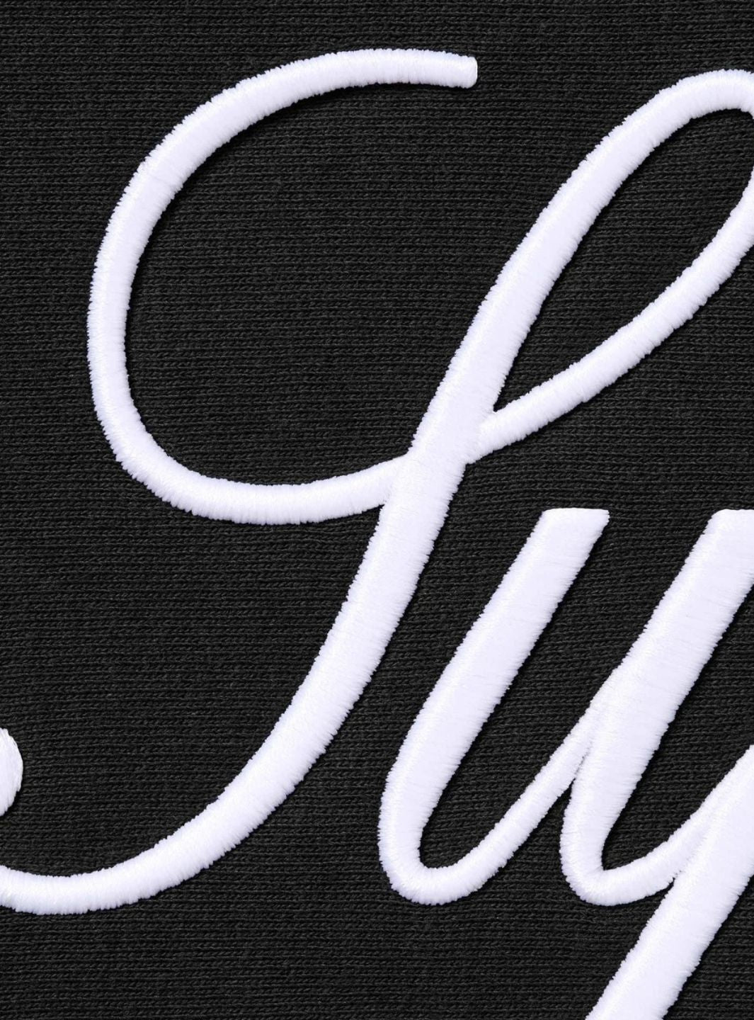 Supreme Embroidered Script Hooded Sweatshirt Black | ResellZone