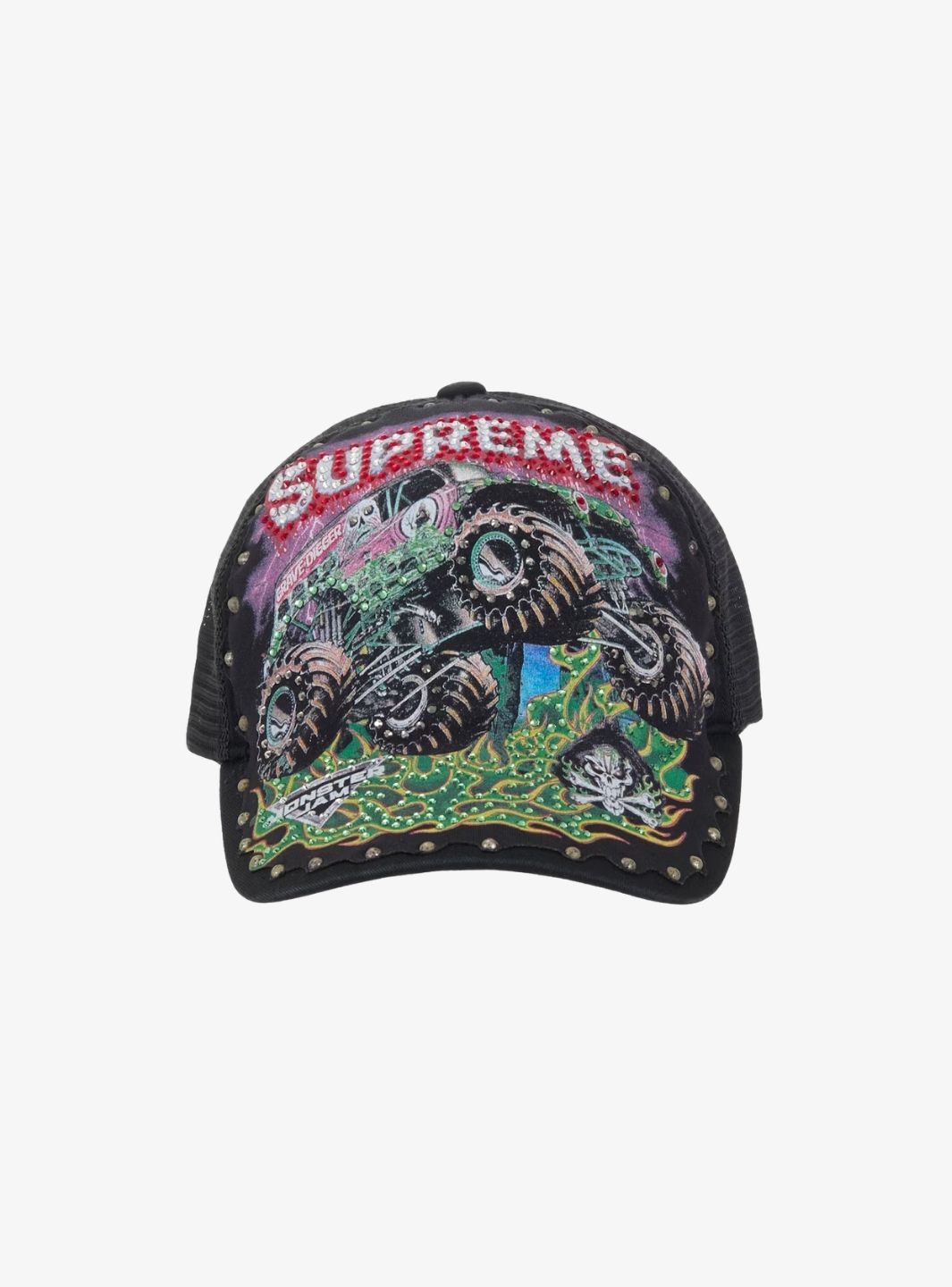 Supreme Grave Digger Mesh Back 5-Panel Black | ResellZone