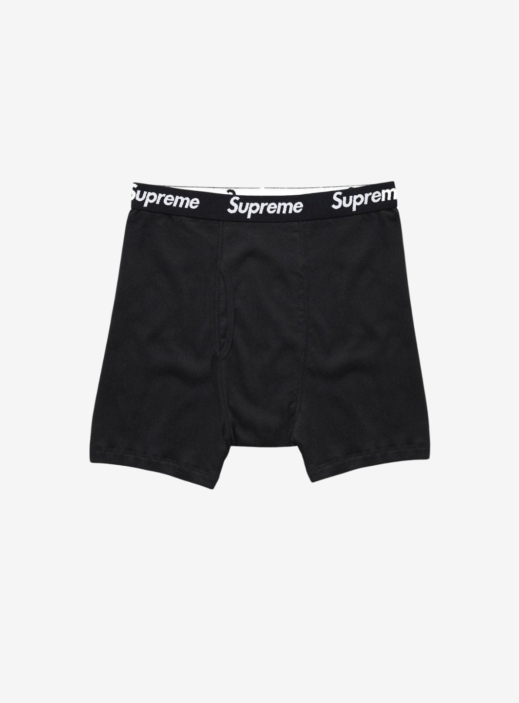Supreme Hanes Boxer Briefs Black Pack of 1 | ResellZone
