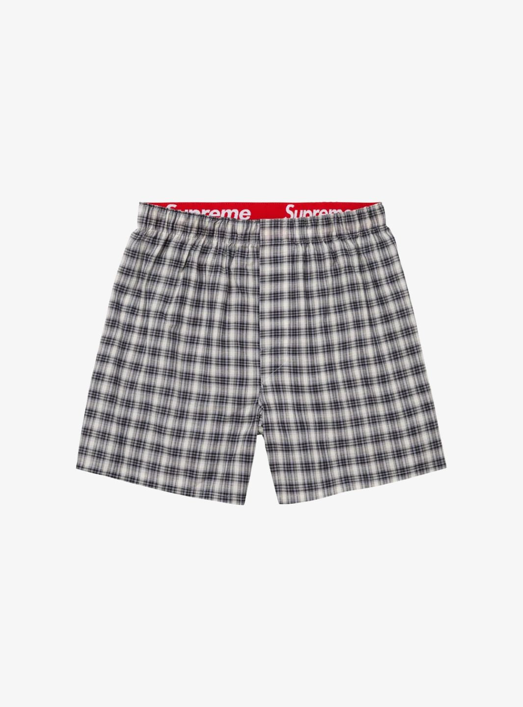 Supreme Hanes Plaid Boxer Grey Pack of 1