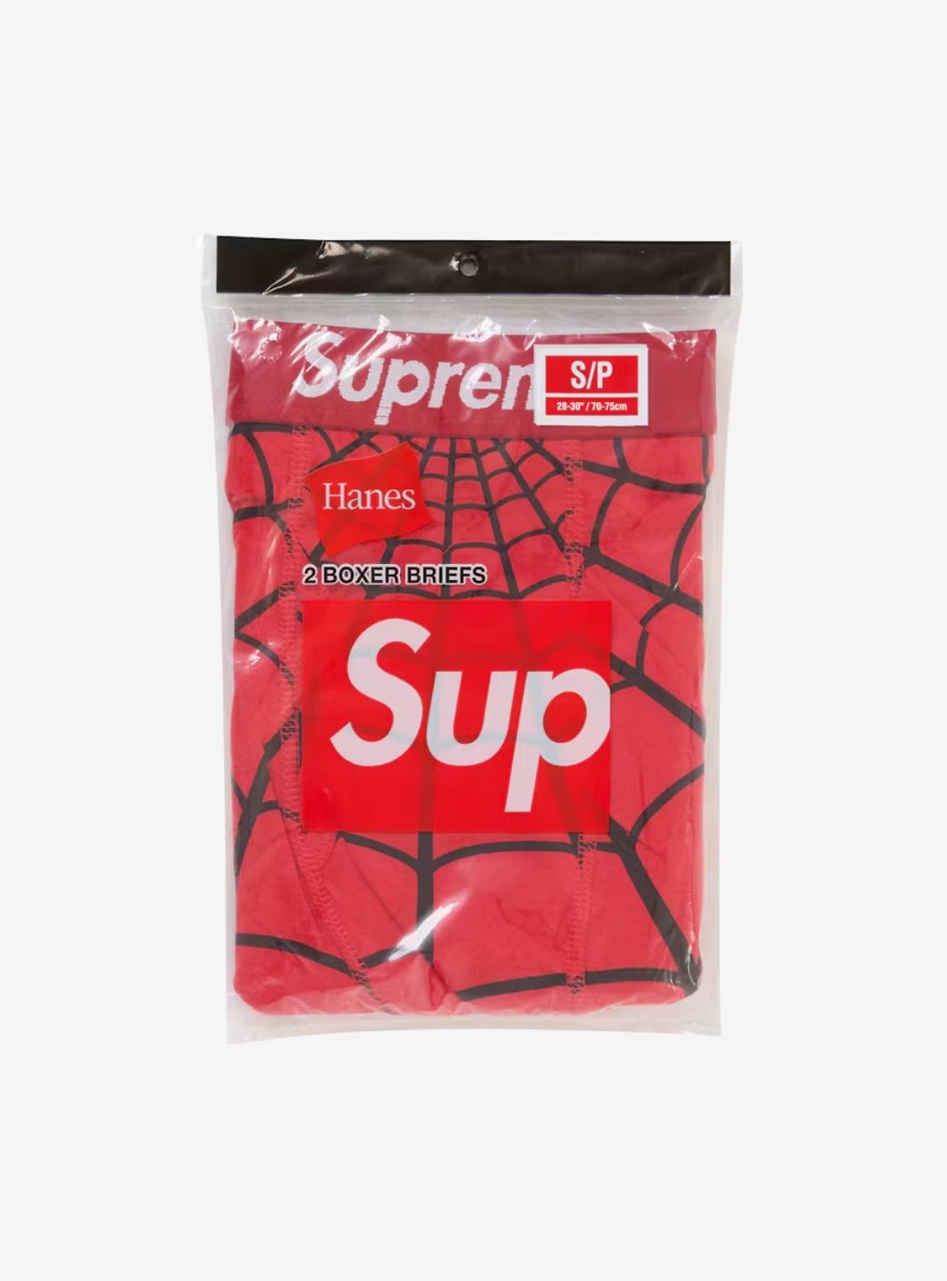 Supreme Hanes Spider-Man Boxer Briefs Red Pack of 1 | ResellZone
