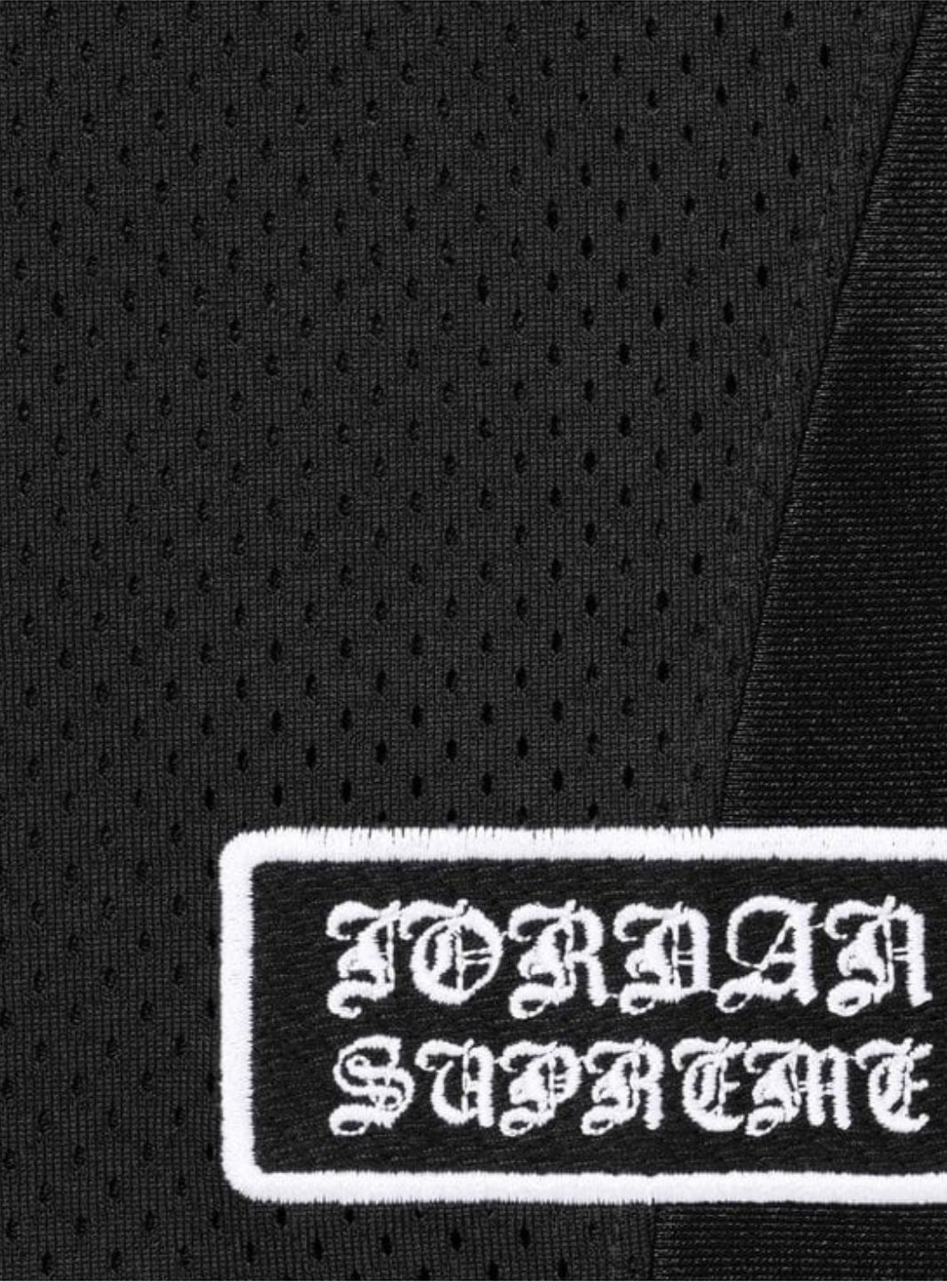 Supreme Jordan Jersey Black (SS26) | ResellZone