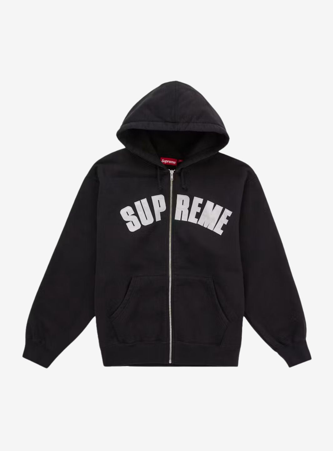 Supreme Larry Clark Zip Up Hooded Sweatshirt Black | ResellZone