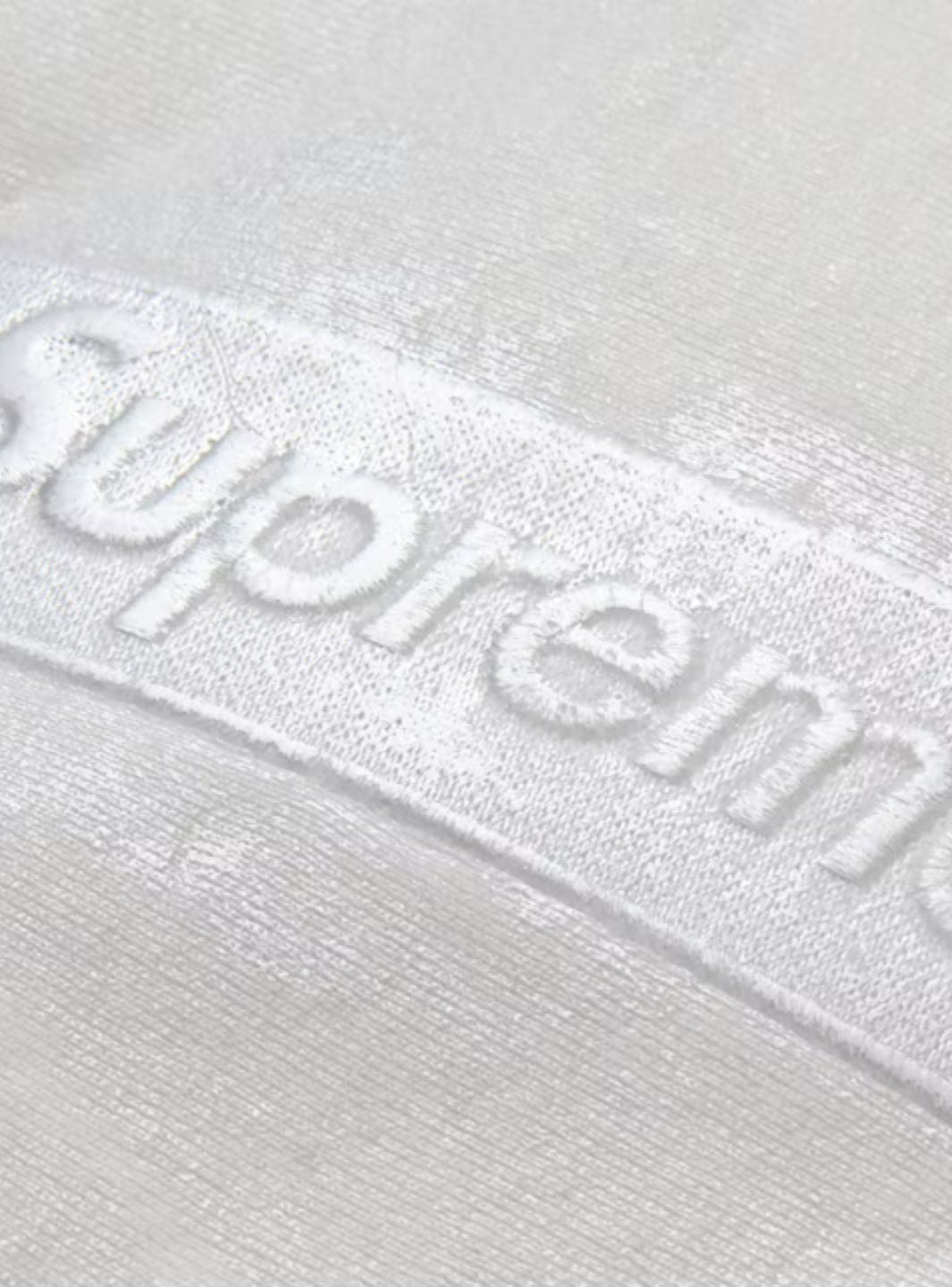 Supreme MM6 Maison Margiela Foil Box Logo Hooded Sweatshirt White | ResellZone