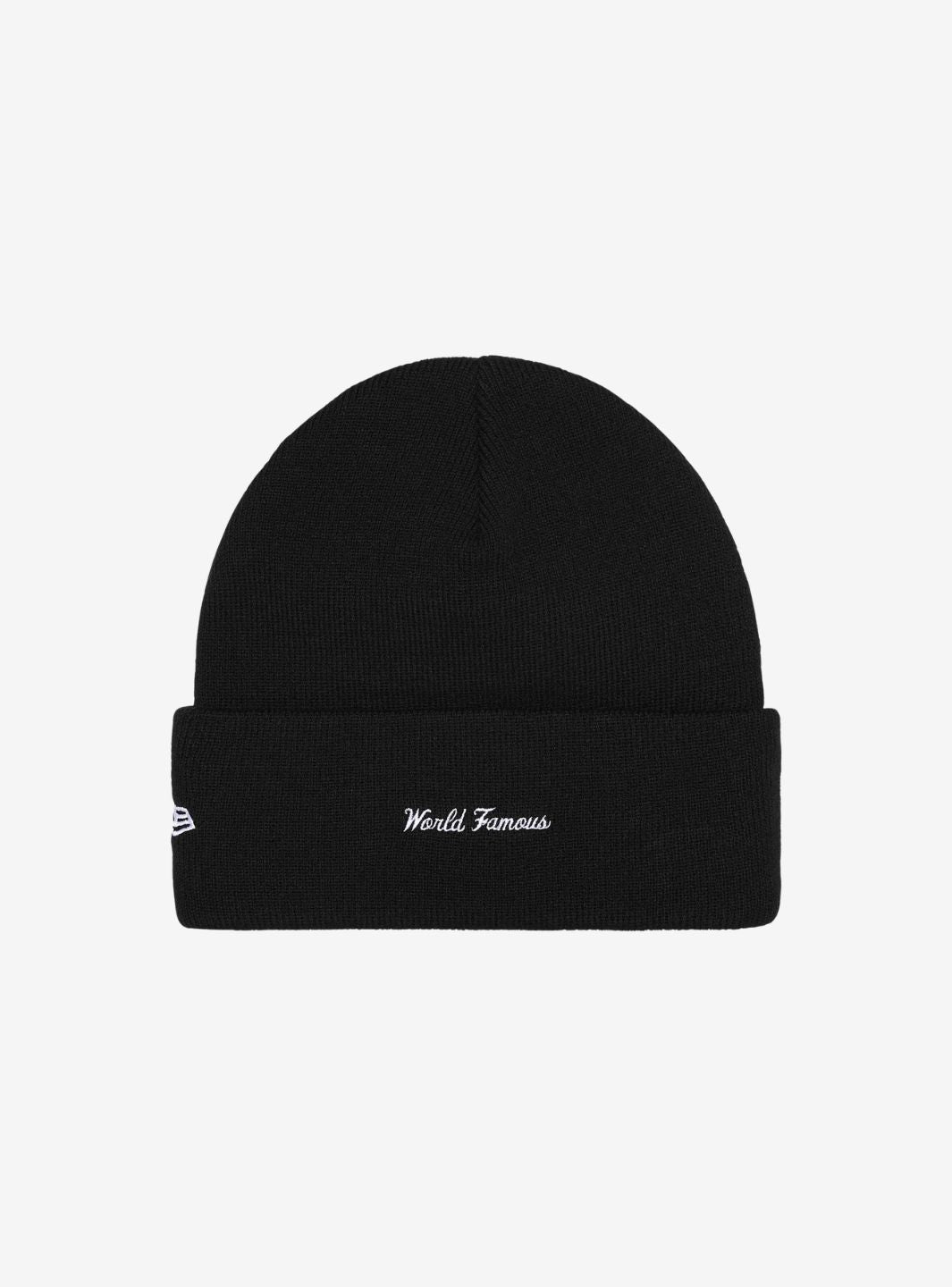 Supreme New Era Box Logo Beanie Black (FW25) | ResellZone
