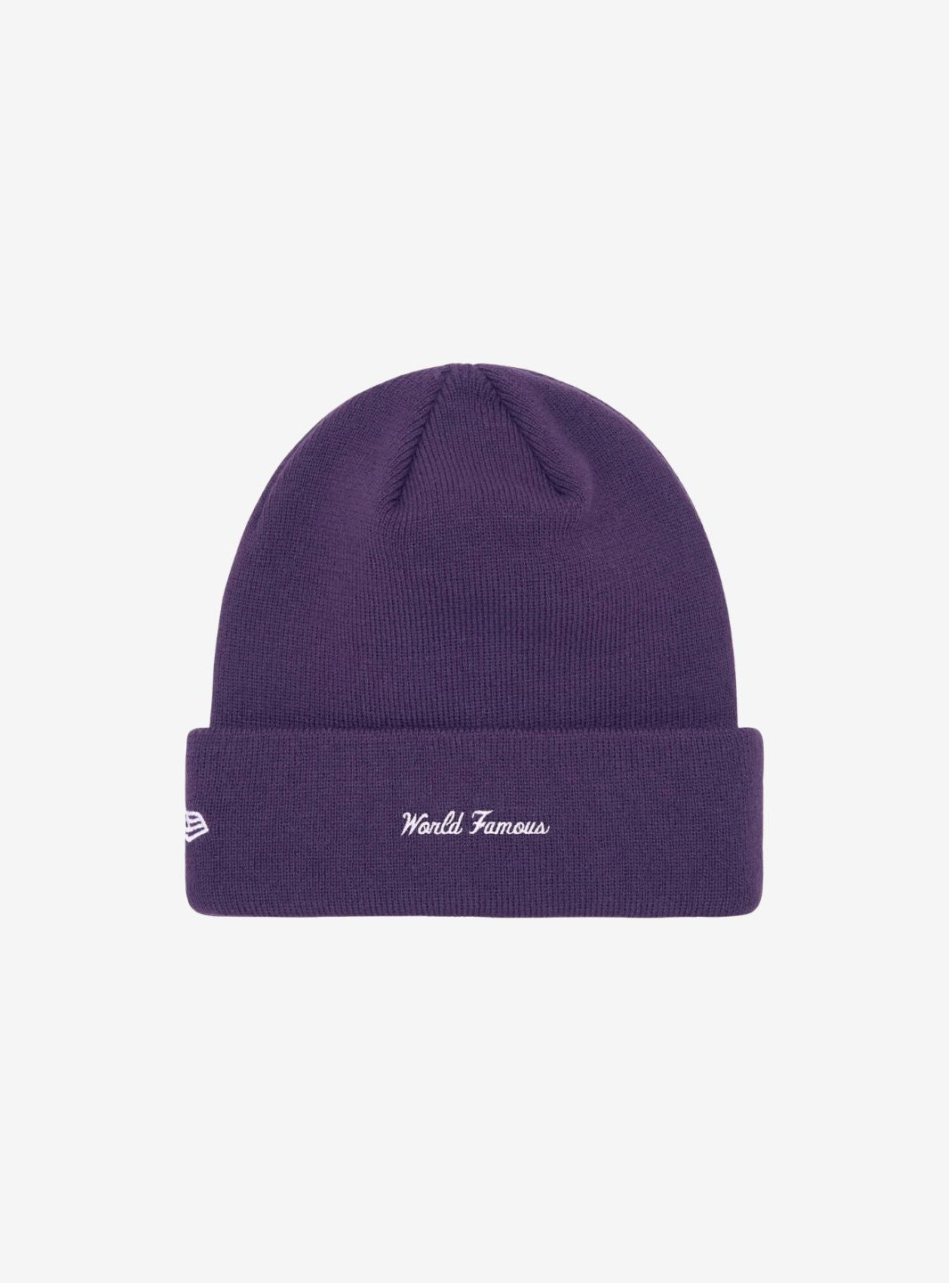 Supreme New Era Box Logo Beanie Dark Purple (FW23) | ResellZone