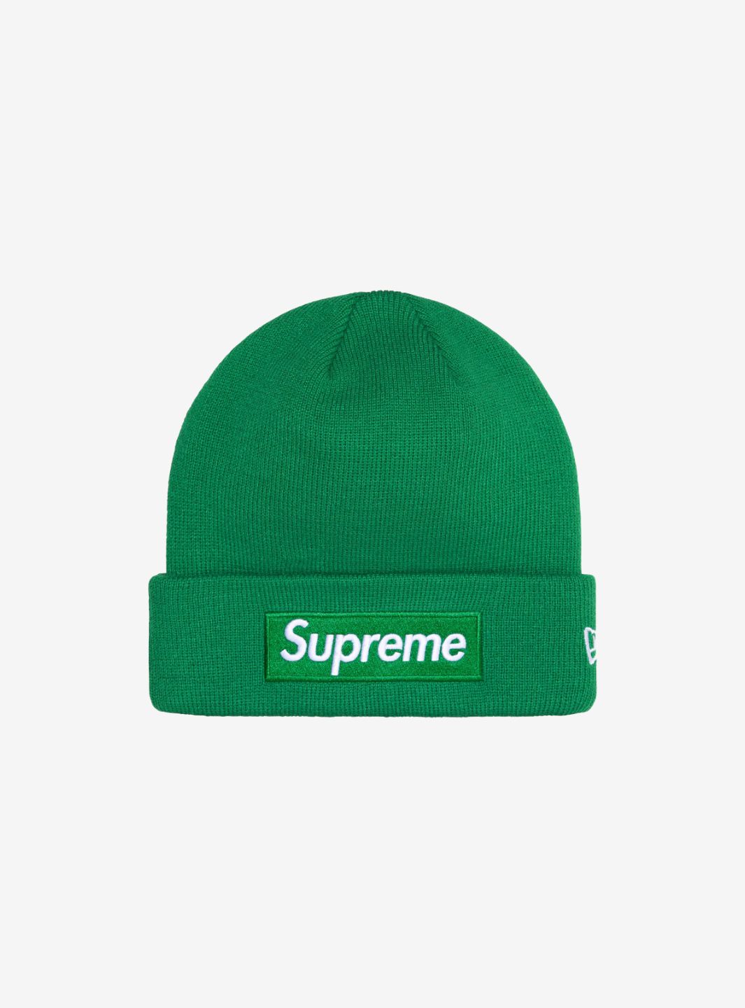 Supreme New Era Box Logo Beanie Green | ResellZone