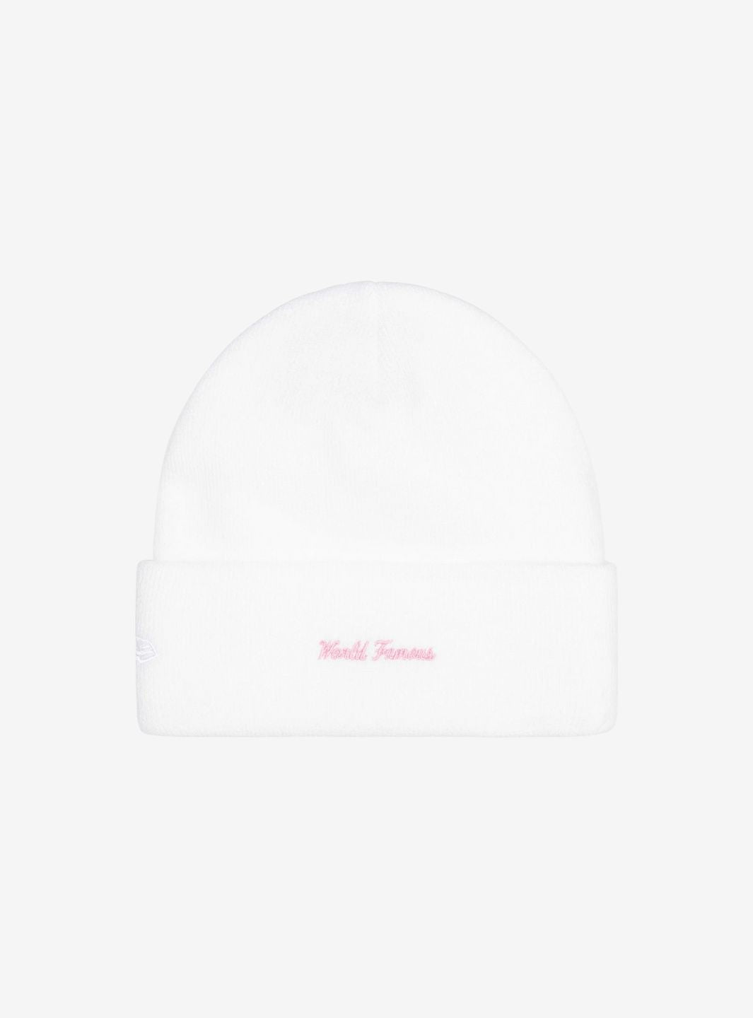 Supreme New Era Box Logo Beanie White (FW25) | ResellZone