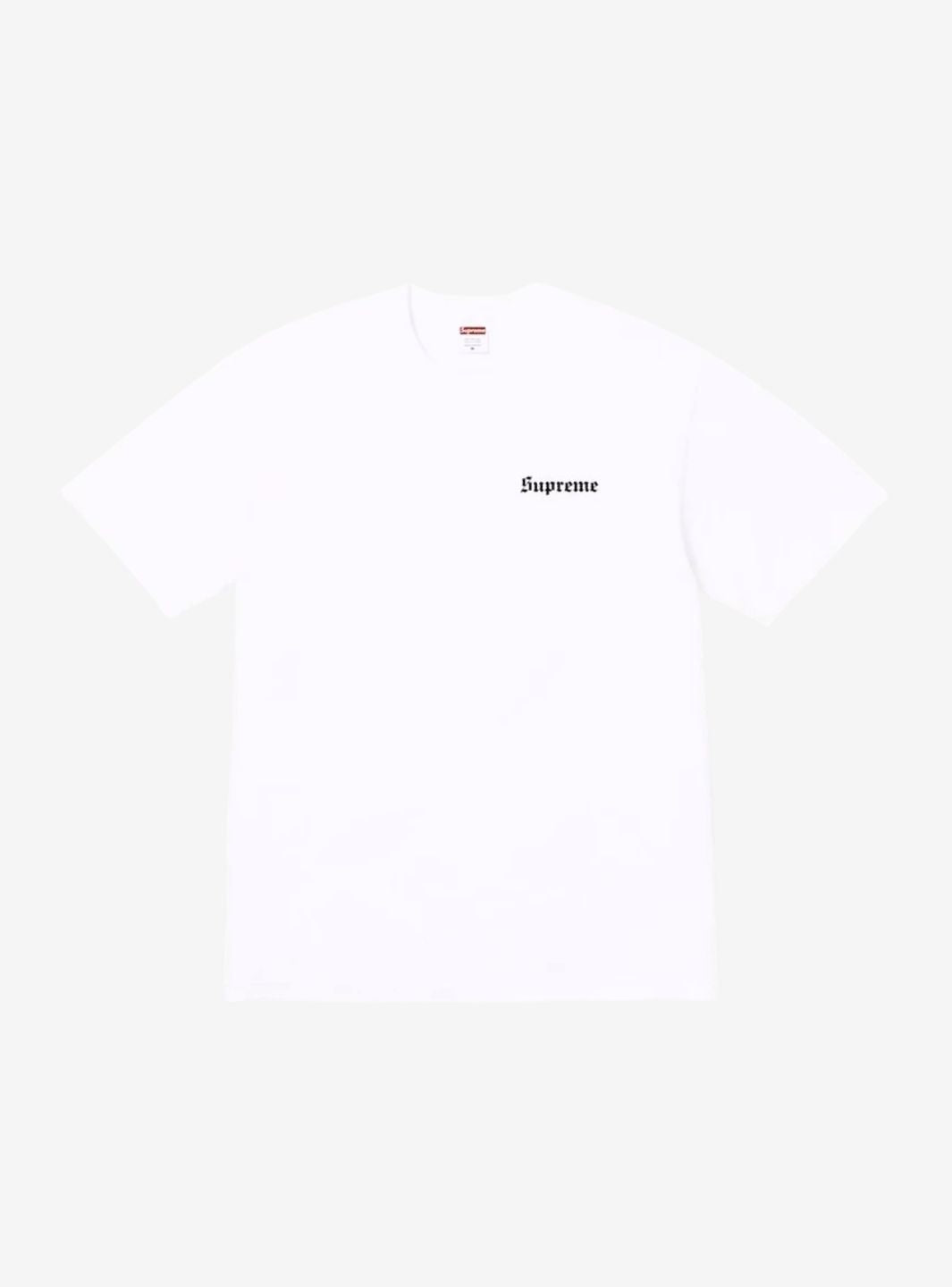 Supreme Paris Is Burning T-Shirt White | ResellZone