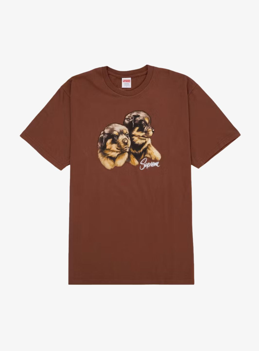 Supreme Puppies Tee Brown
