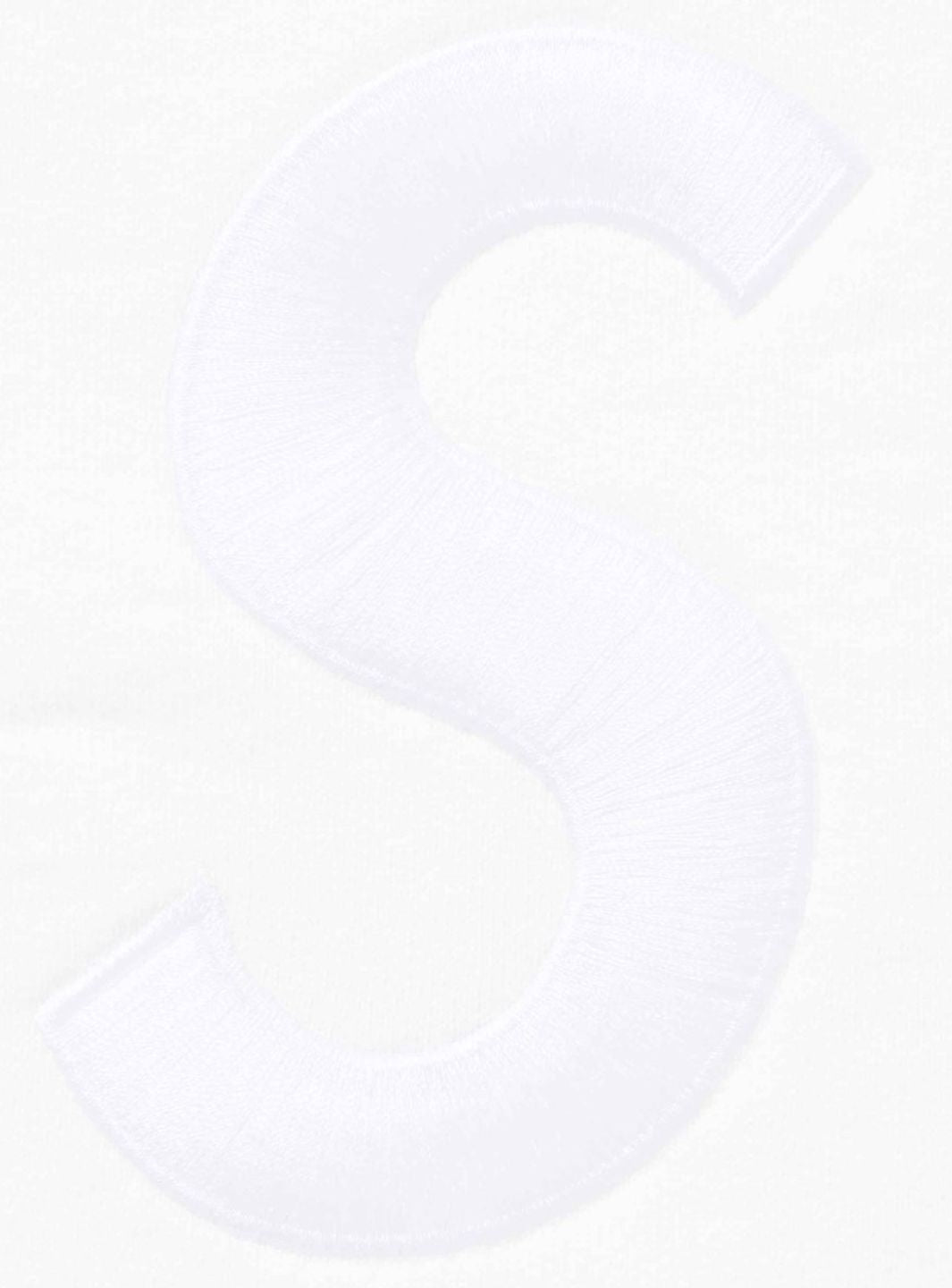 Supreme S Logo Zip Up Hooded Sweatshirt White (FW25) | ResellZone