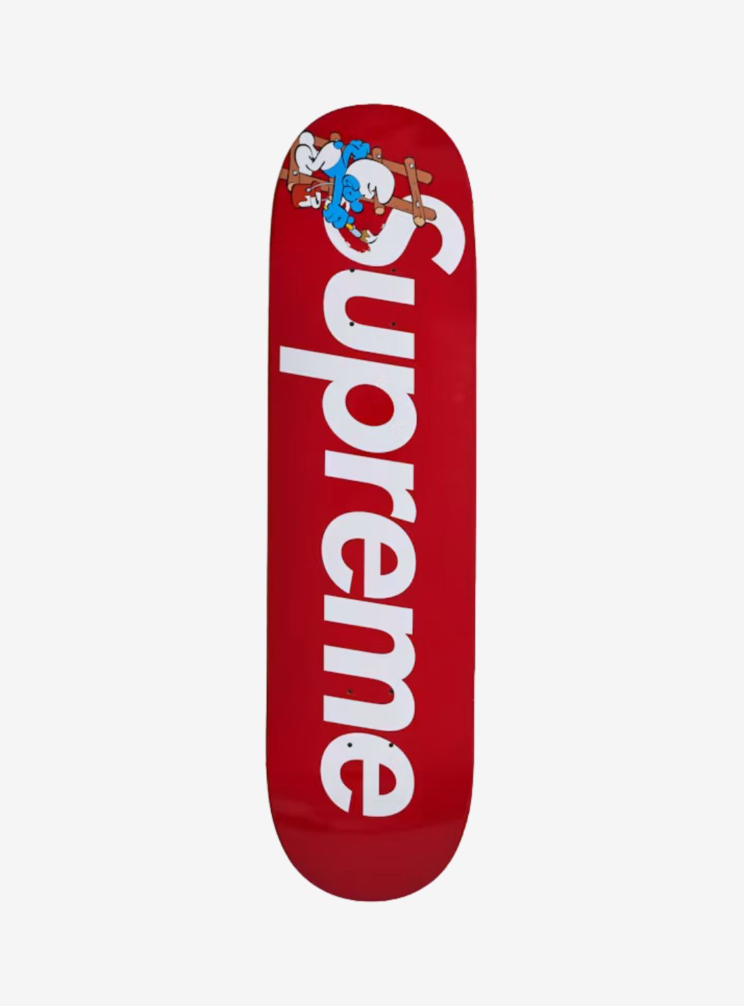 Supreme Smurfs Skateboard Red | ResellZone