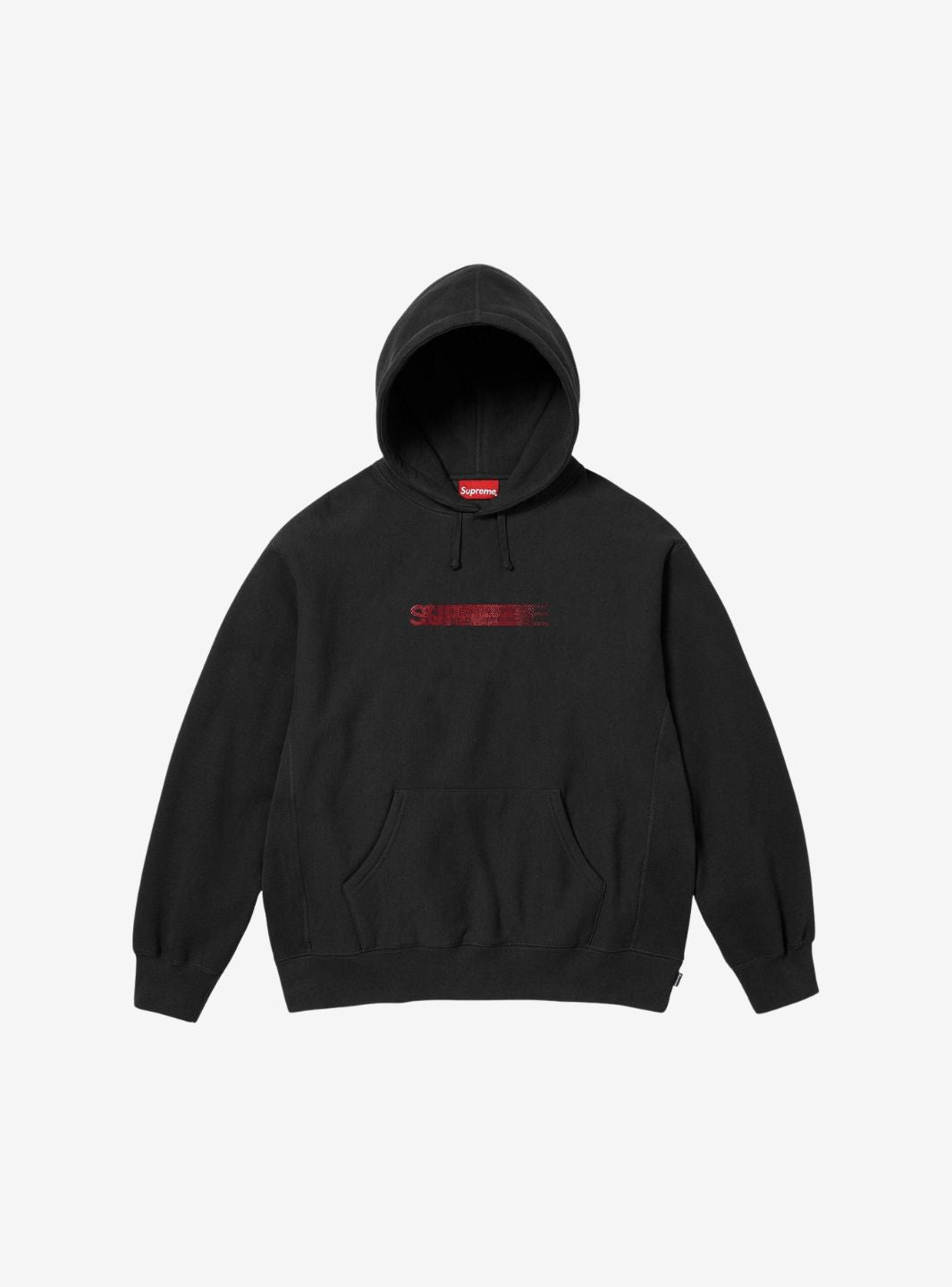 Supreme Swarovski Motion Logo Hooded Sweatshirt Black | ResellZone