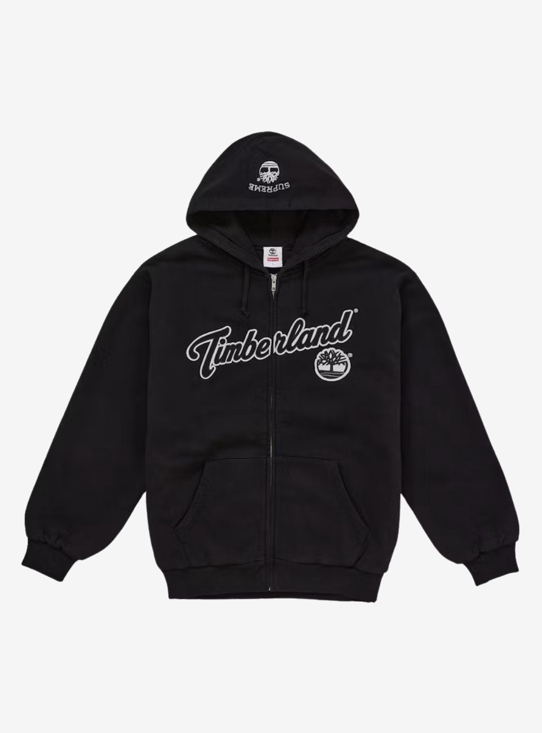 Supreme Timberland Thermal Lined Zip Up Hooded Sweatshirt Black | ResellZone