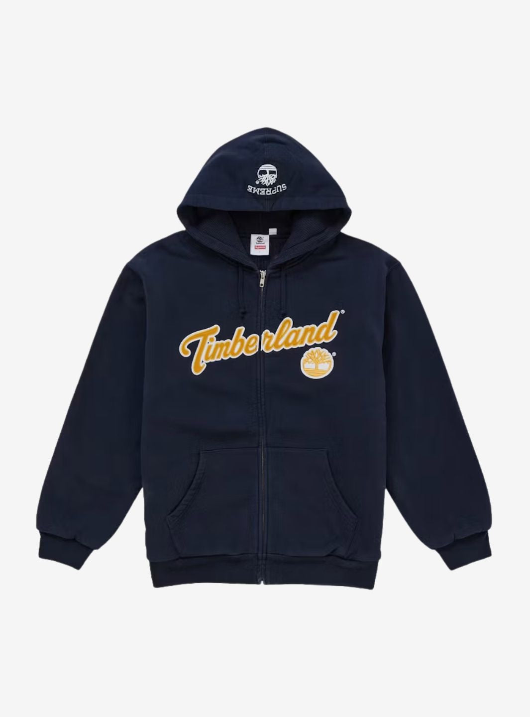 Supreme Timberland Thermal Lined Zip Up Hooded Sweatshirt Navy | ResellZone