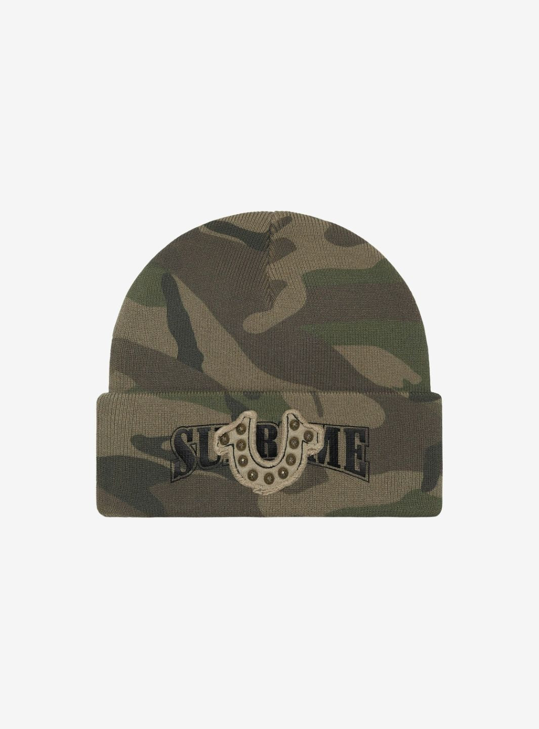 Supreme True Religion Beanie Olive Camo (FW25) | ResellZone