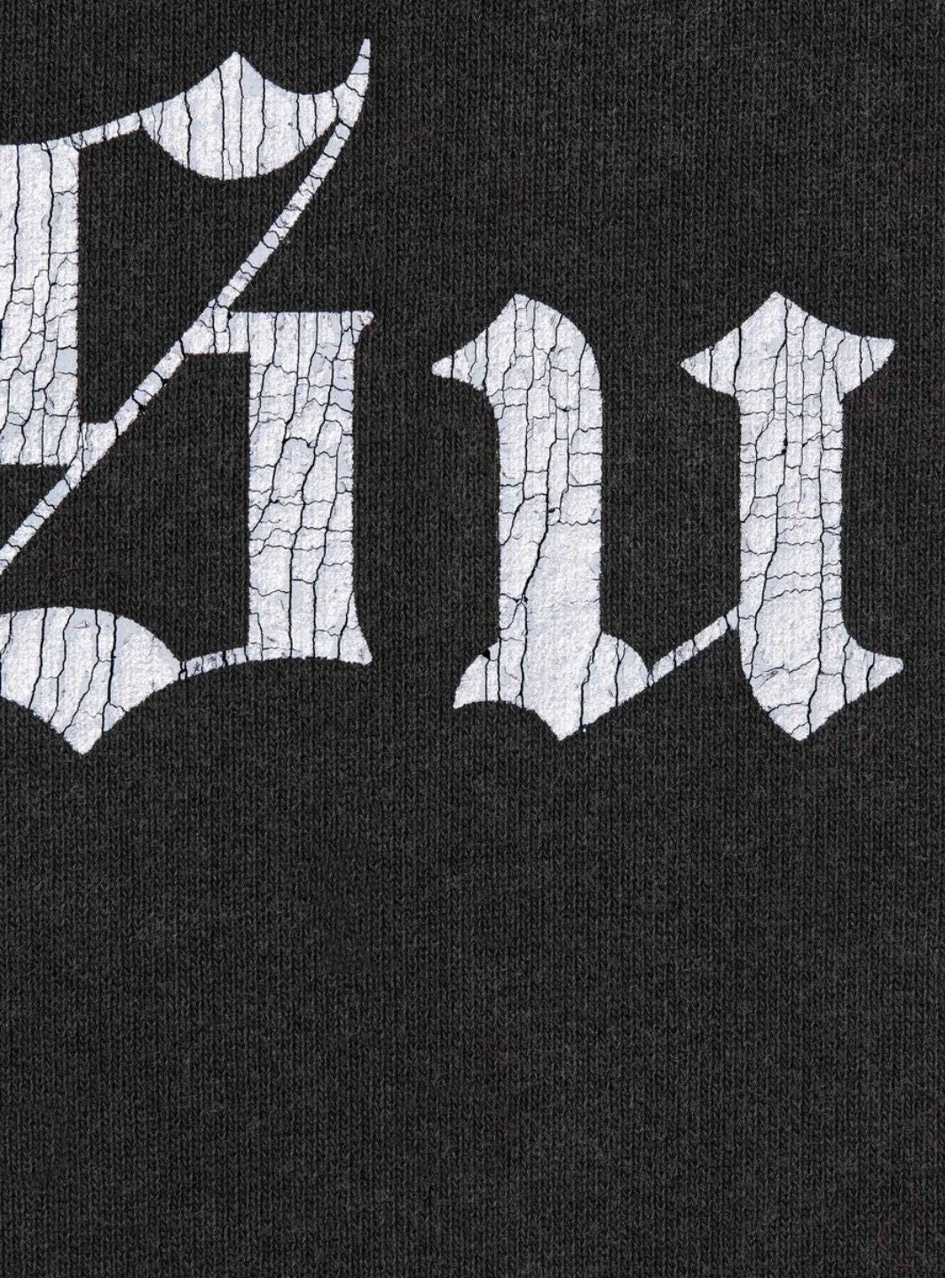 Supreme Washed Old English Hooded Sweatshirt Black | ResellZone