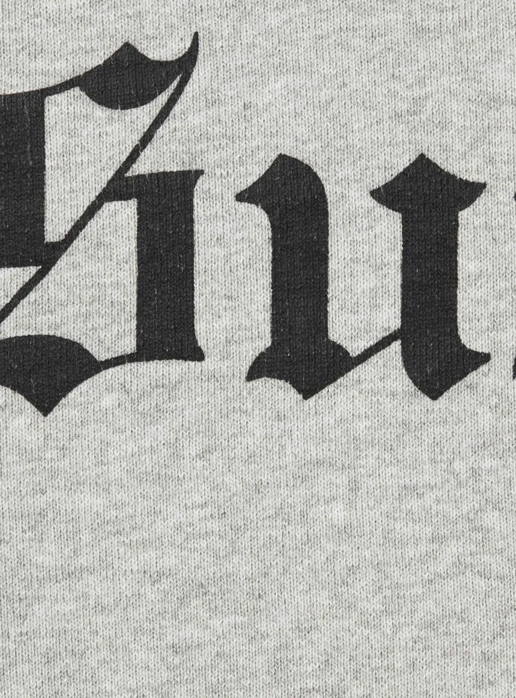 Supreme Washed Old English Hooded Sweatshirt Grey | ResellZone