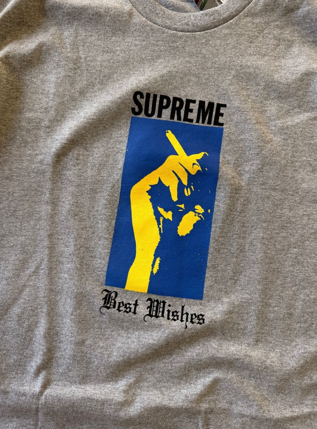 Supreme Wish T-Shirt Heather Grey | ResellZone