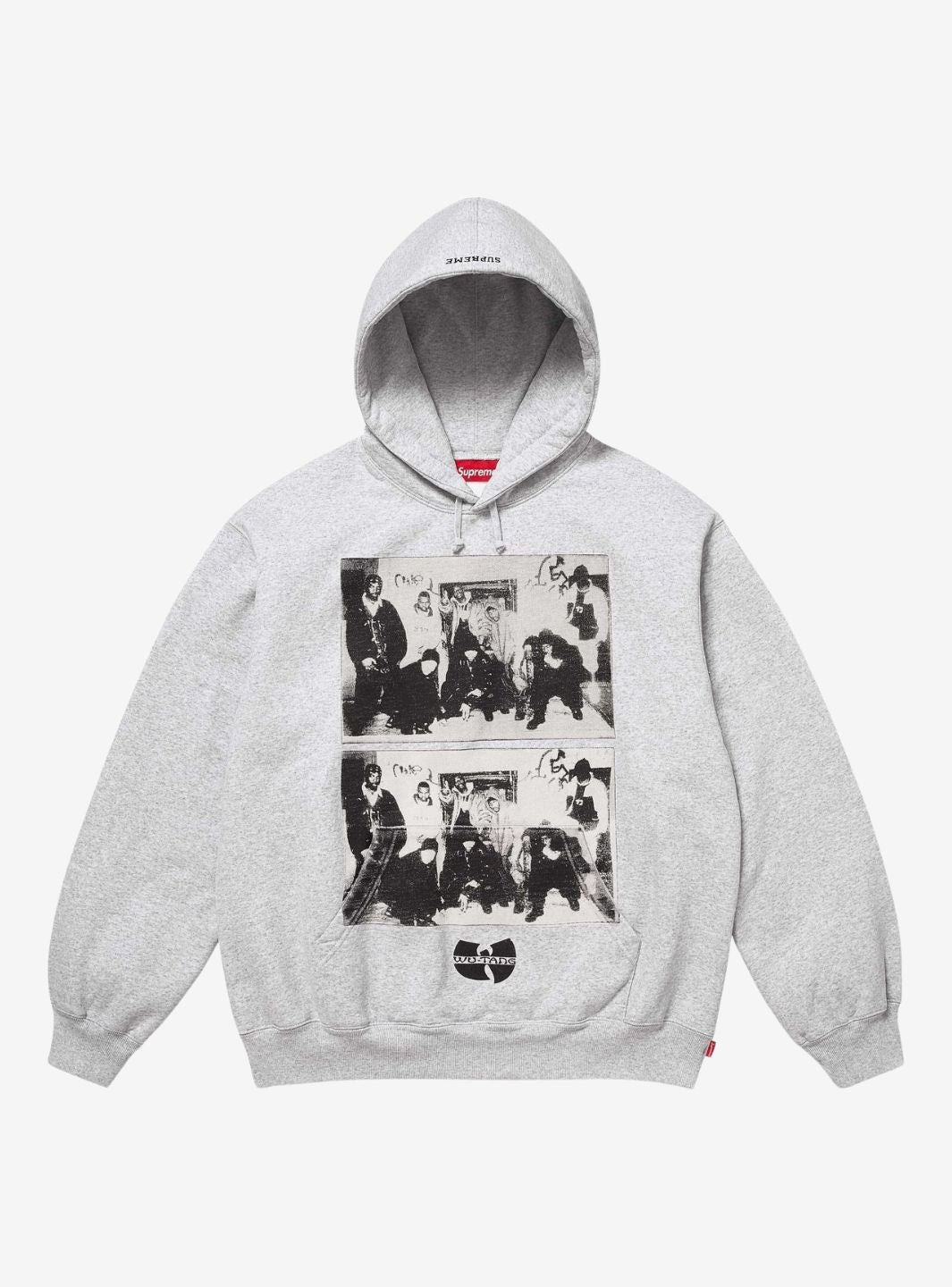 Supreme Wu-Tang Clan Hooded Sweatshirt Heather Grey | ResellZone