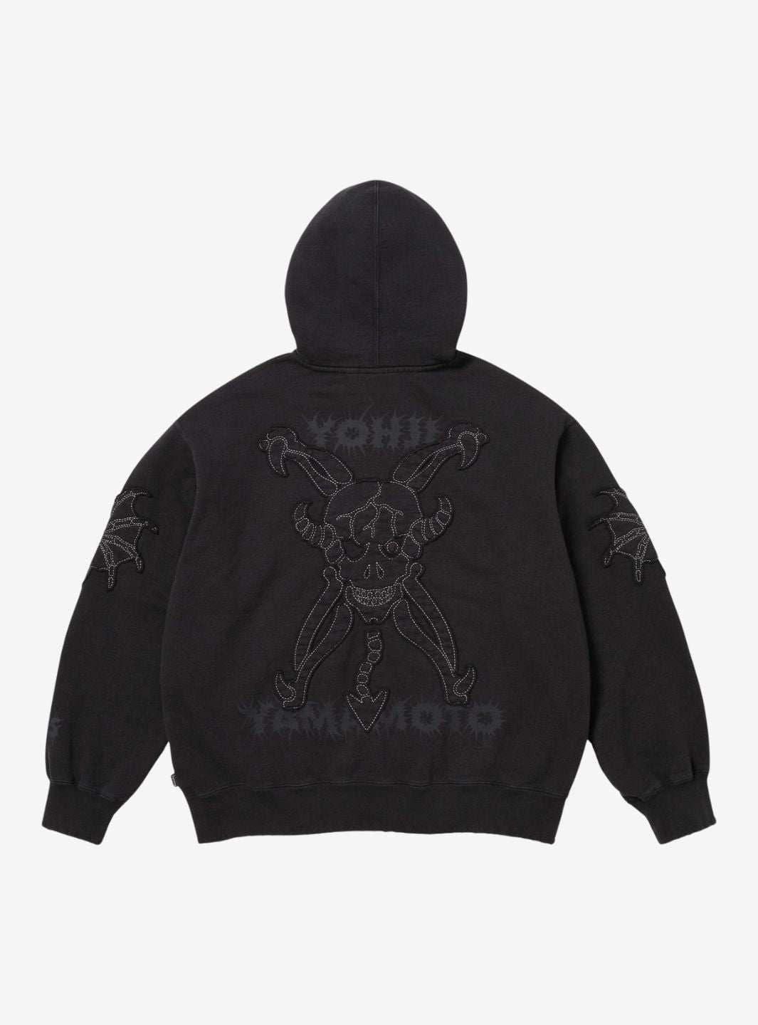 Supreme Y's by Yohji Yamamoto Zip Up Hooded Sweatshirt Black | ResellZone