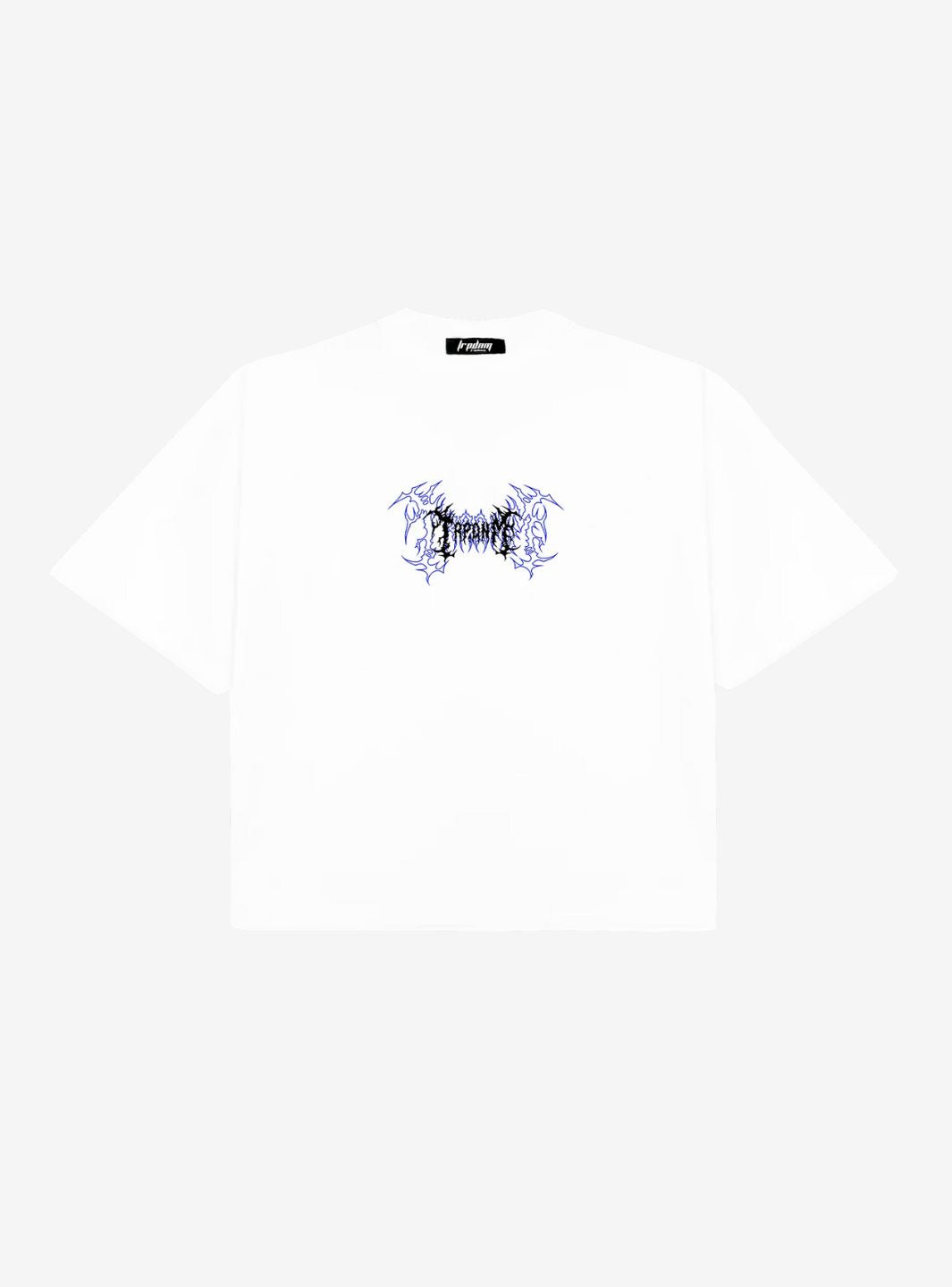 Trap Denim Gotic T-Shirt White | ResellZone