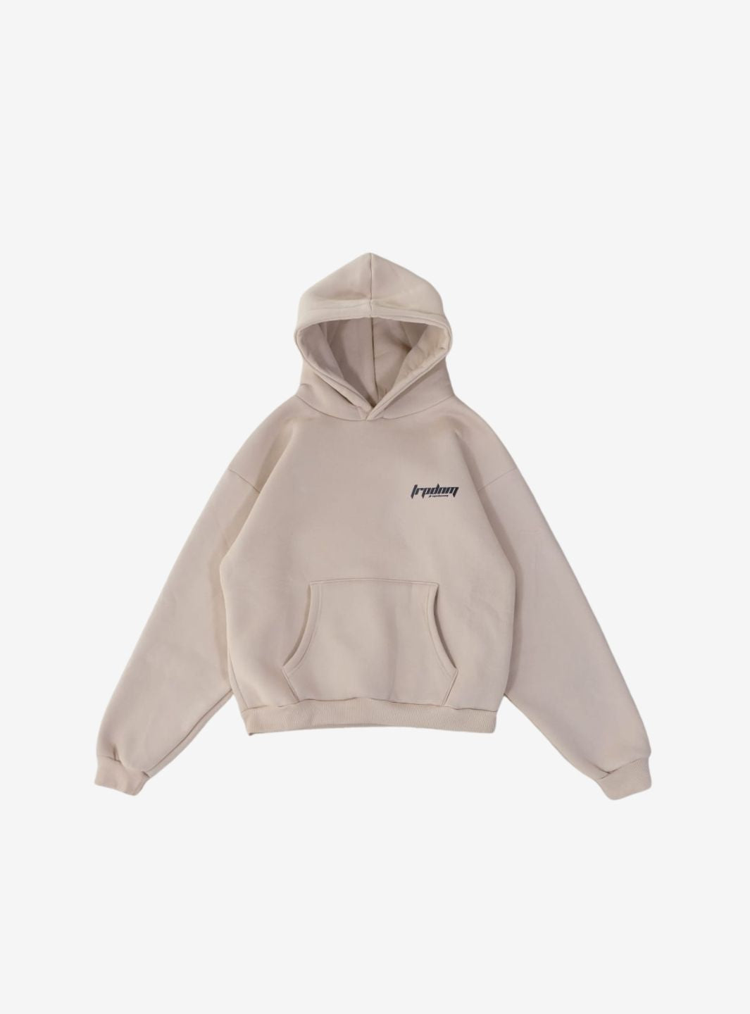 Trap Denim Hoodie Beige | ResellZone