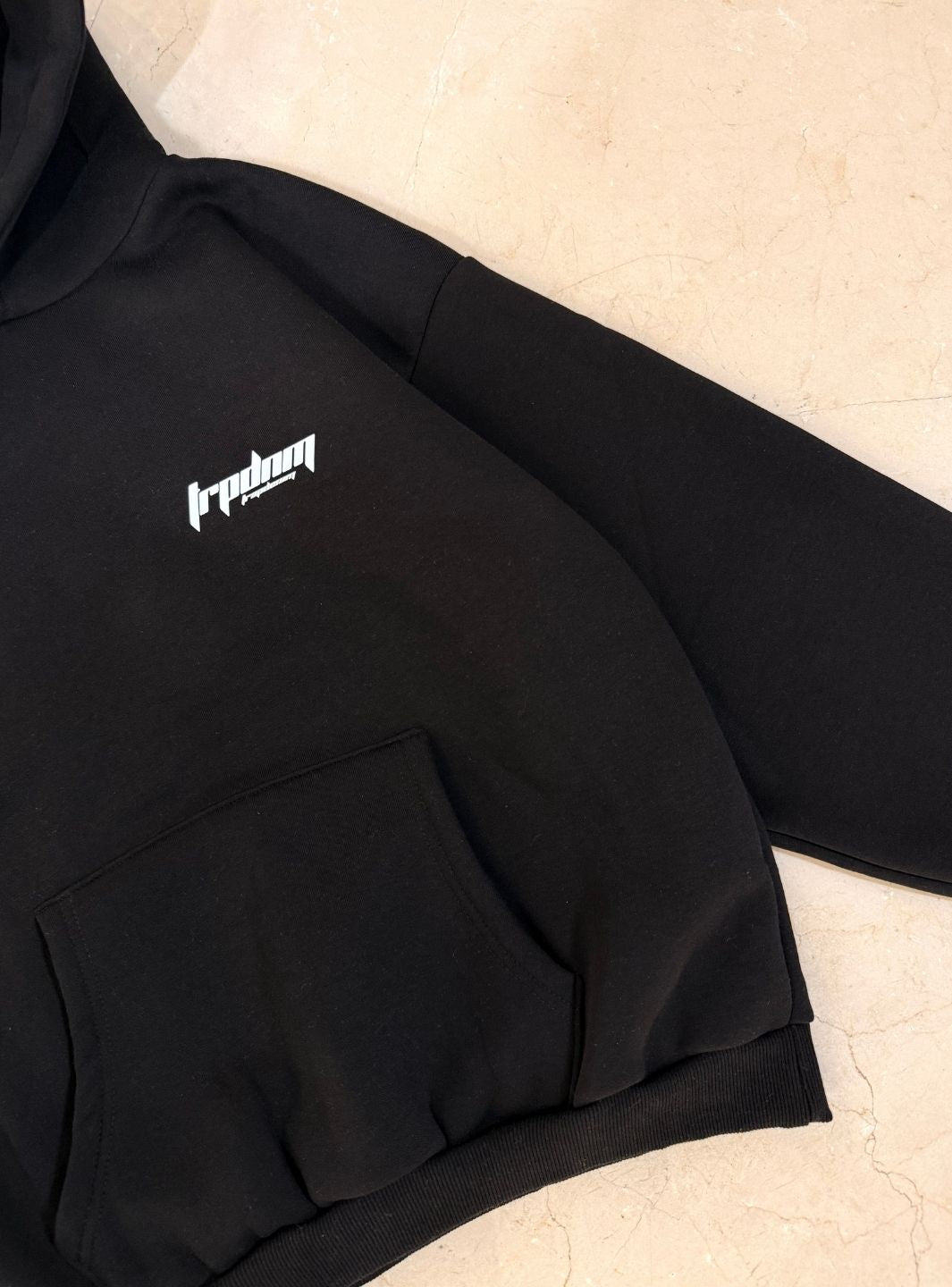 Trap Denim Hoodie Black | ResellZone