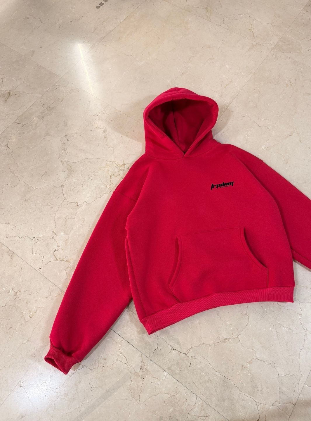 Trap Denim Hoodie Fucsia | ResellZone