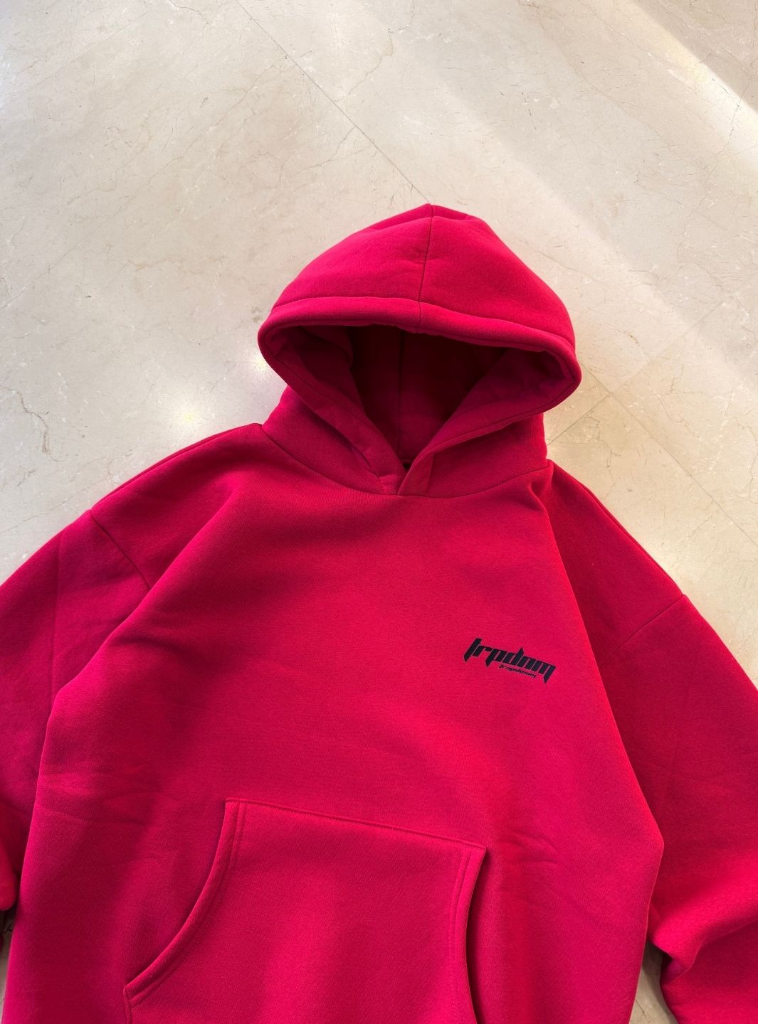 Trap Denim Hoodie Fucsia | ResellZone