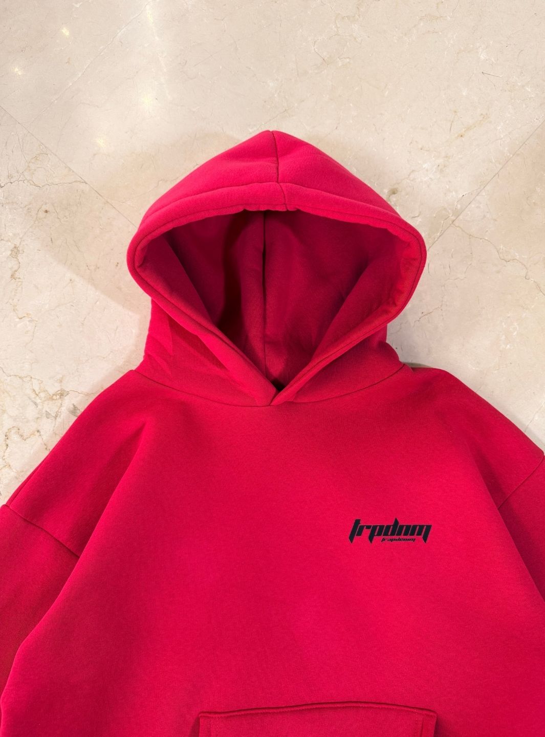 Trap Denim Hoodie Fucsia | ResellZone