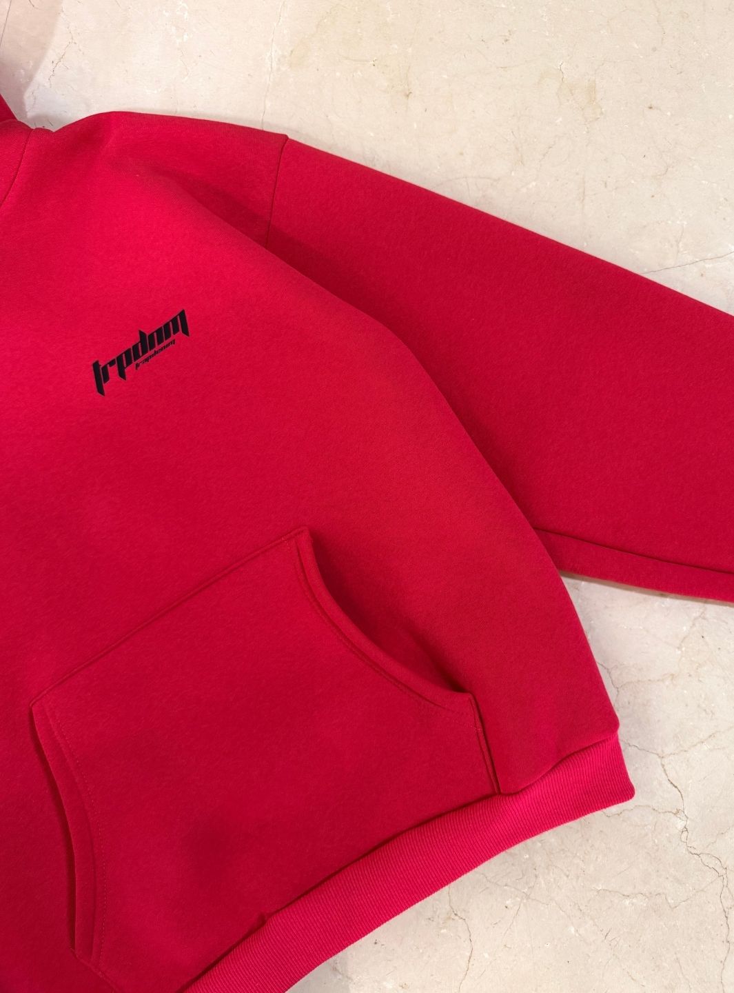 Trap Denim Hoodie Fucsia | ResellZone