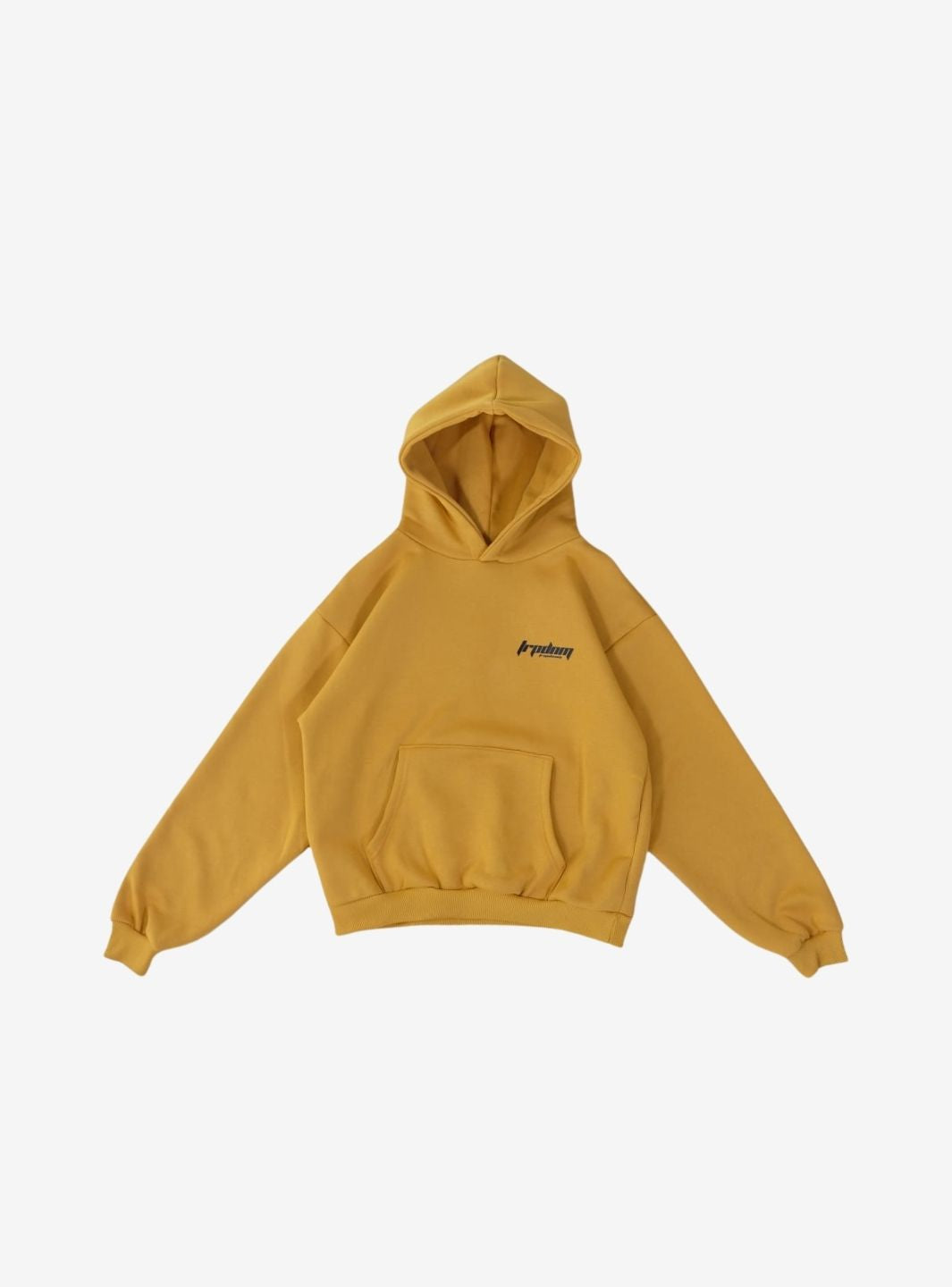 Trap Denim Hoodie Mustard | ResellZone