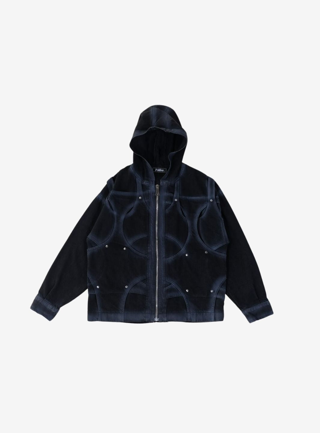 Trap Denim Washed Denim Intertwined Jacket | ResellZone