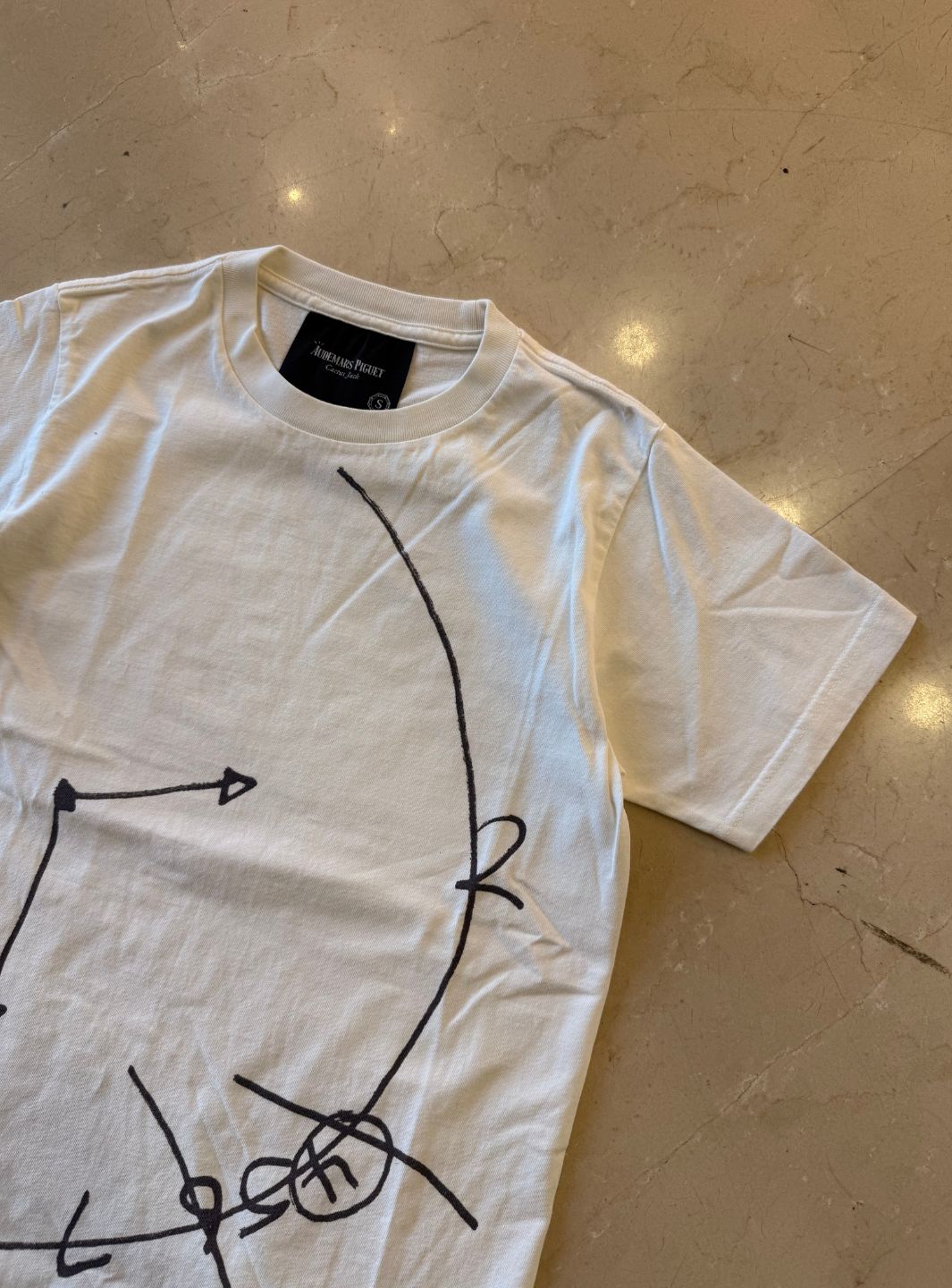 Travis Scott CJ x Audemars Piguet Time Zones T-Shirt White | ResellZone