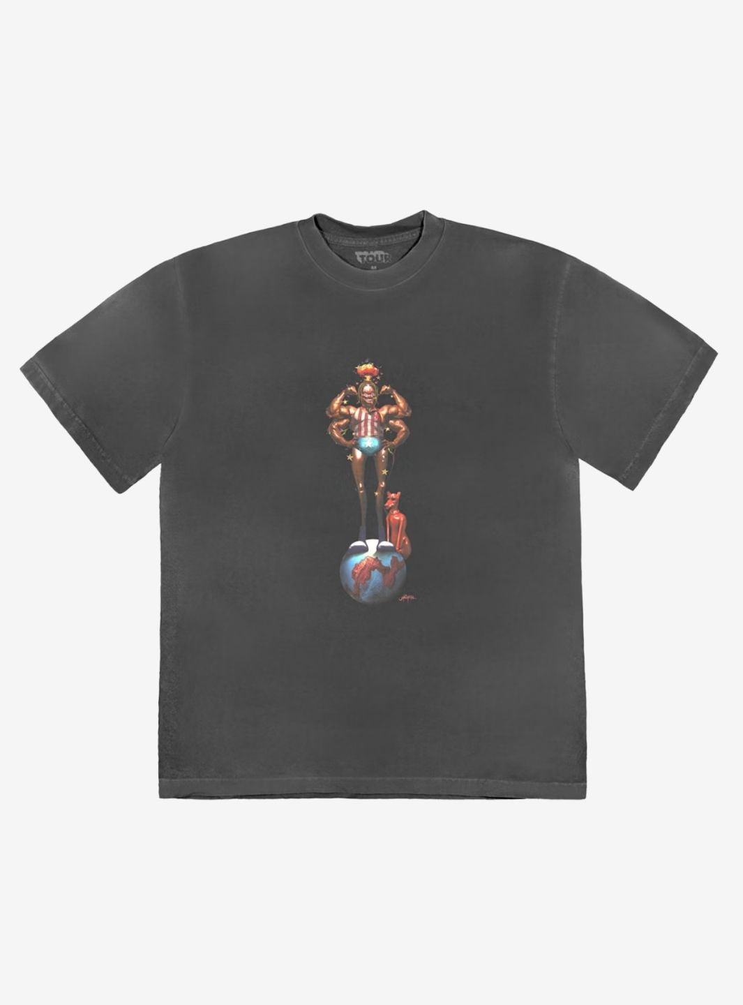 Travis Scott Utopia Is In Miami Circus Maximus T-Shirt Black | ResellZone