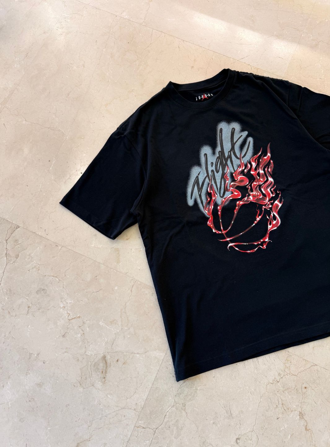 Travis Scott x Jordan Flight Graphic T-Shirt Black | ResellZone