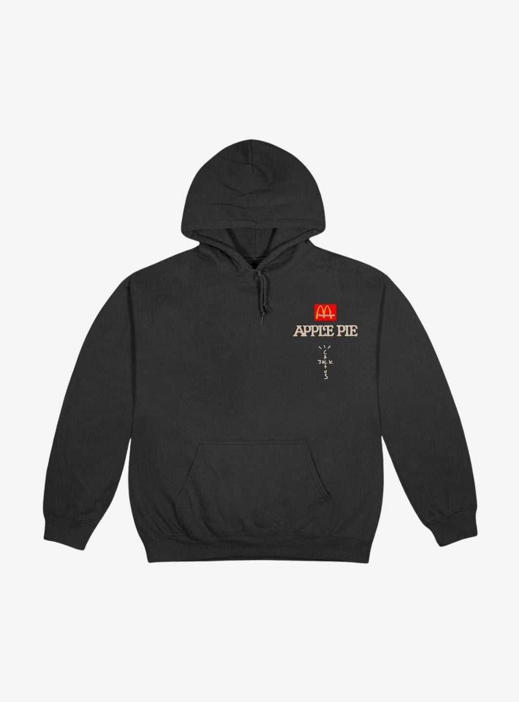 Travis Scott x McDonald's Apple Pie Hoodie Washed Black | ResellZone