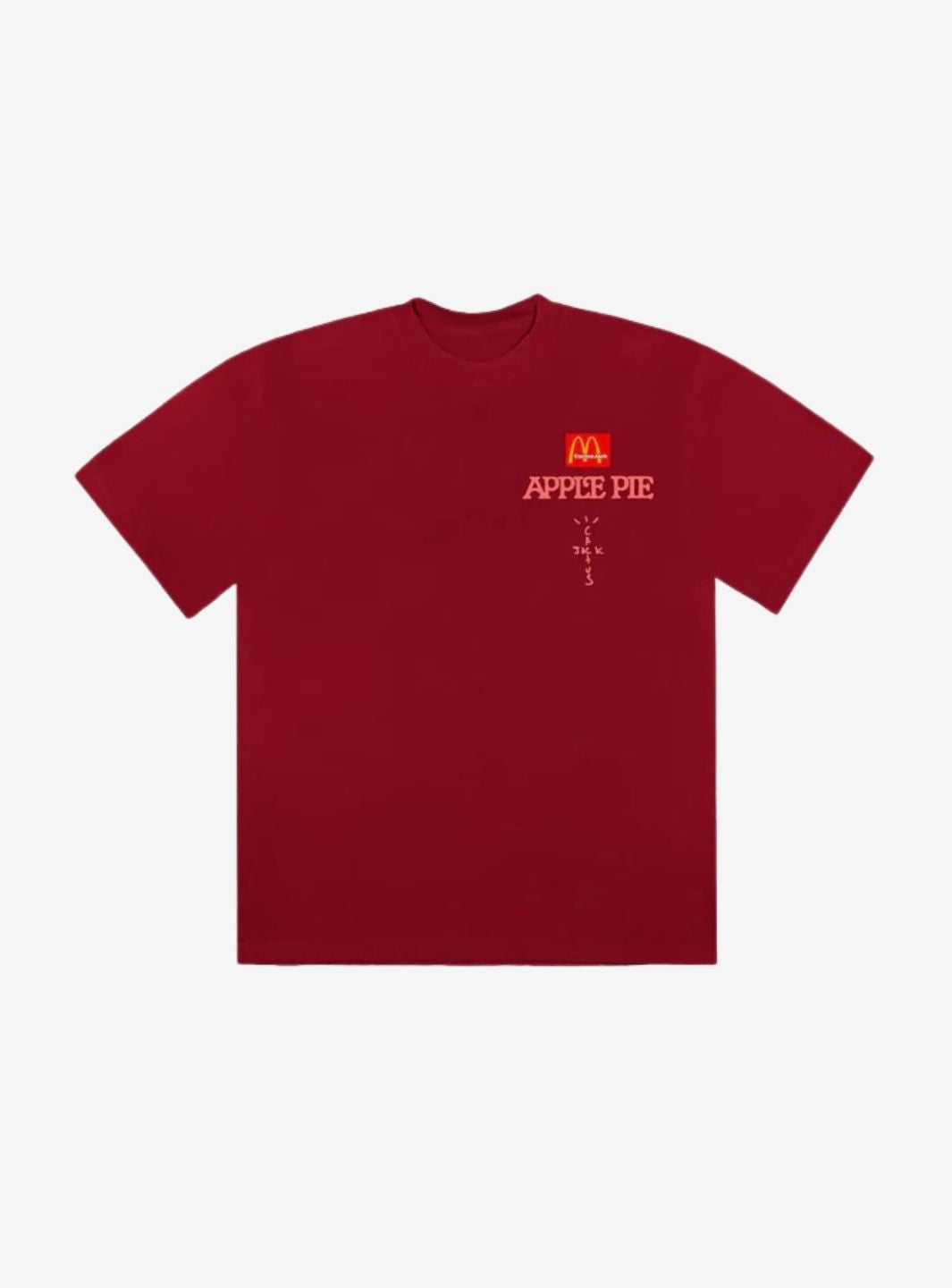 Travis Scott x McDonald's Apple Pie T-Shirt Red | ResellZone