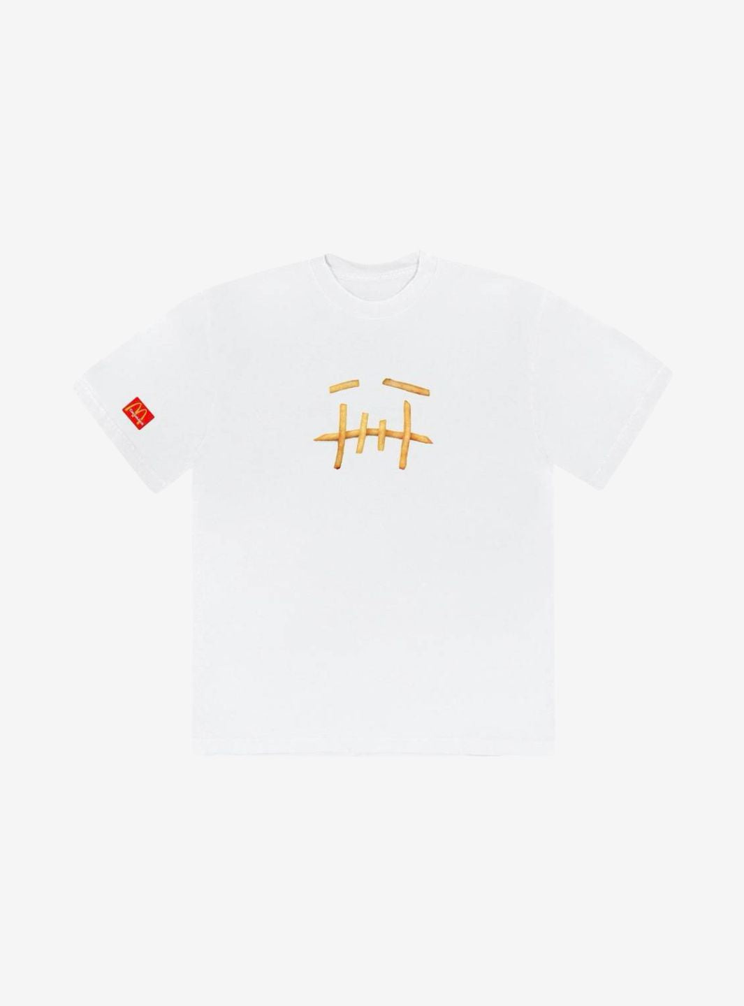 Travis Scott x McDonald's Fry T-Shirt White | ResellZone